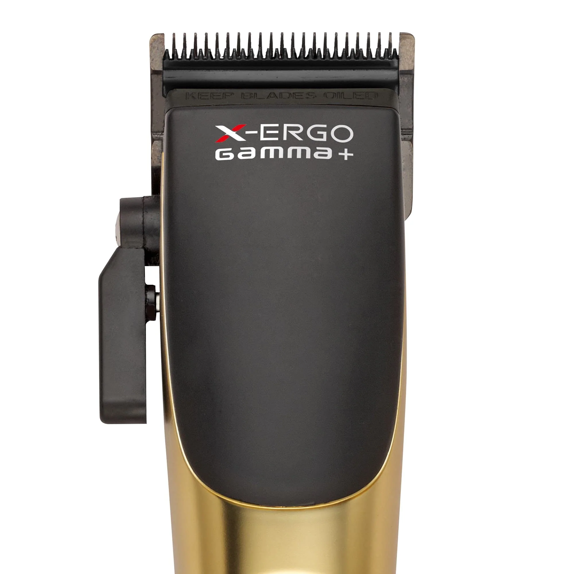 GAMMA+ X-Ergo Professional Cordless Hair Clipper 9V Microchipped Magnetic Motor, 3 Custom Lids in Matte Chrome, Gold, Rose Gold - Image 5