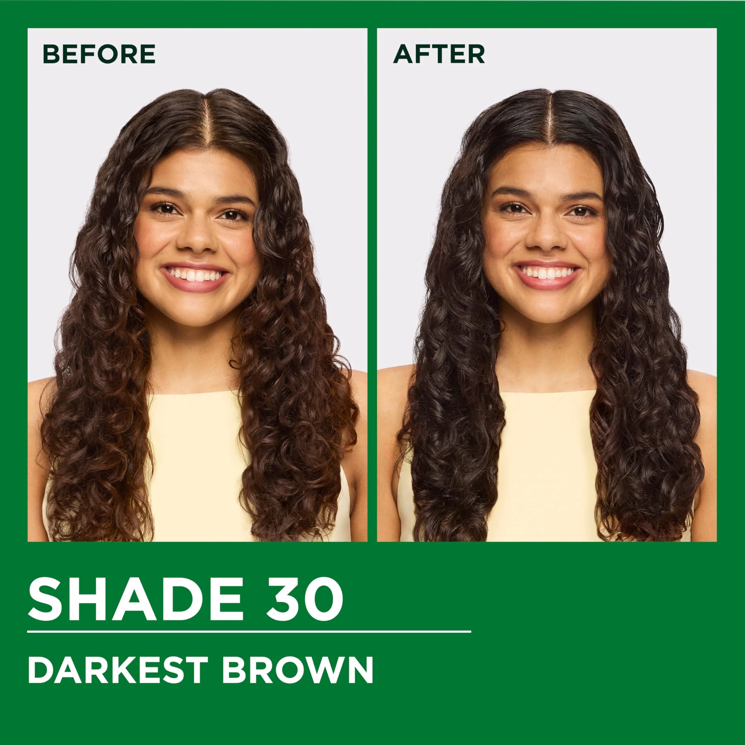 Garnier Nutrisse Ultra Crème Hair Color, Permanent Hair Dye with 100% Gray Coverage, Vegan & Cruelty-Free, 30 Darkest Brown (Sweet Cola), 2 Count - Image 2