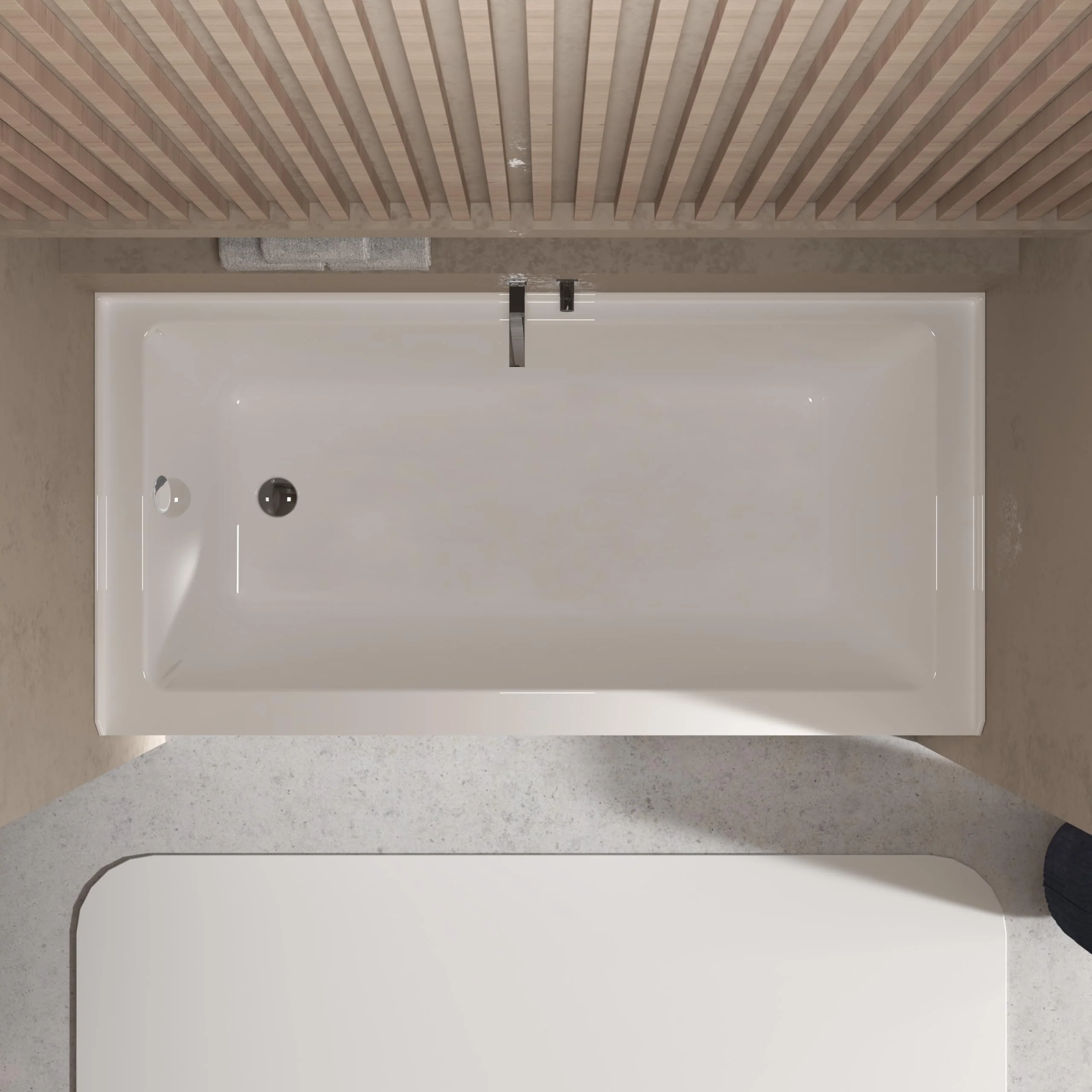 Garvee 60 x 32 Inch Acrylic Alcove Bathtub, Deep Soaking Tub with Drain and Overflow, Single Apron Alcove for Modern Bathrooms - Image 6