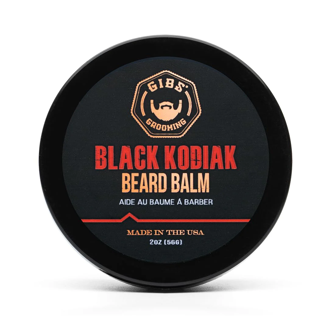 GIBS Grooming Black Kodiak Beard Balm Aid, 2 oz - Image 5