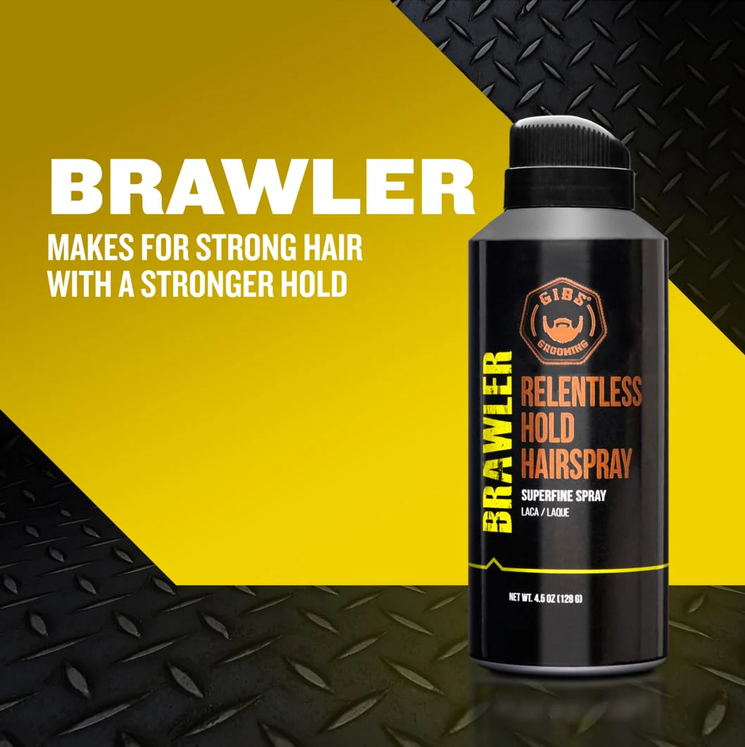 GIBS Grooming Brawler Bantamweight Hairspray, 4.5oz - Image 3