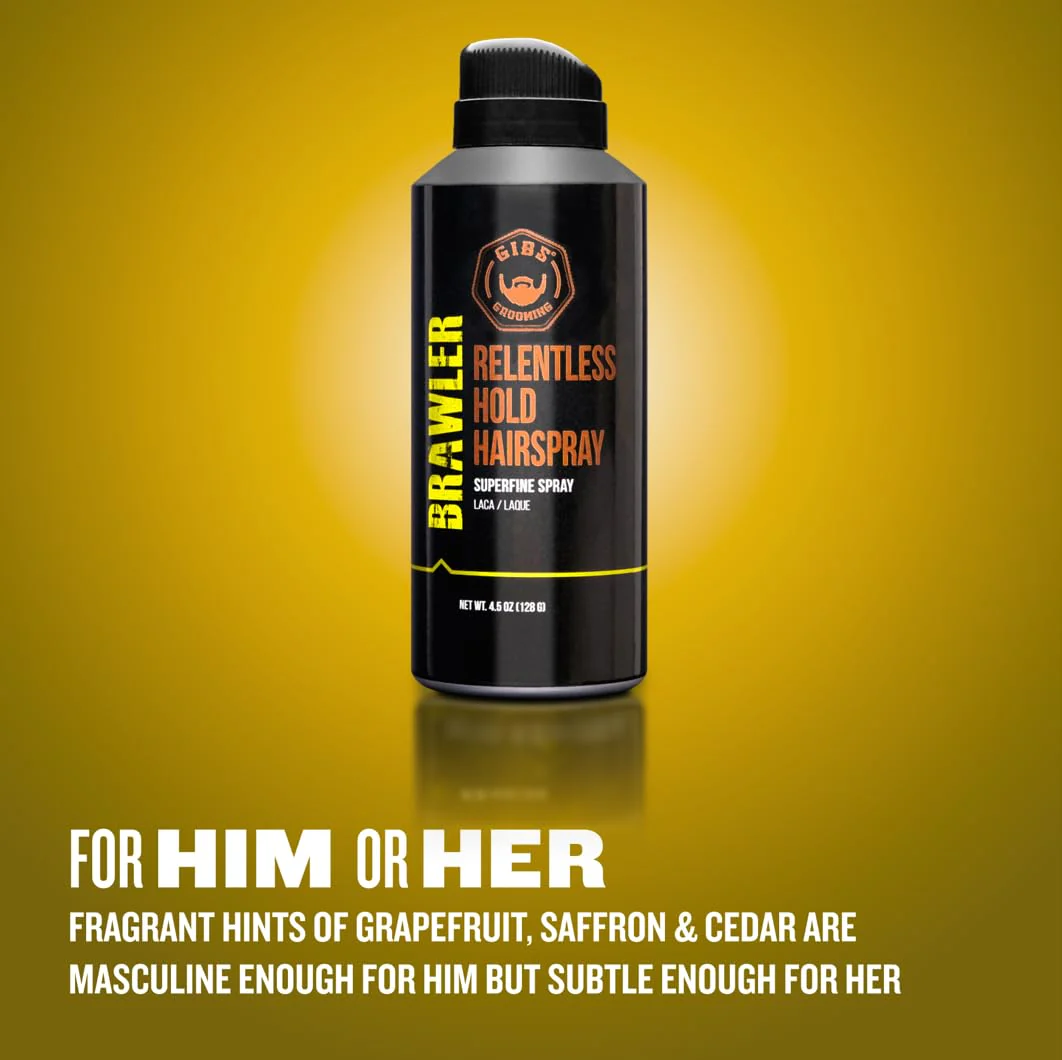 GIBS Grooming Brawler Bantamweight Hairspray, 4.5oz - Image 5