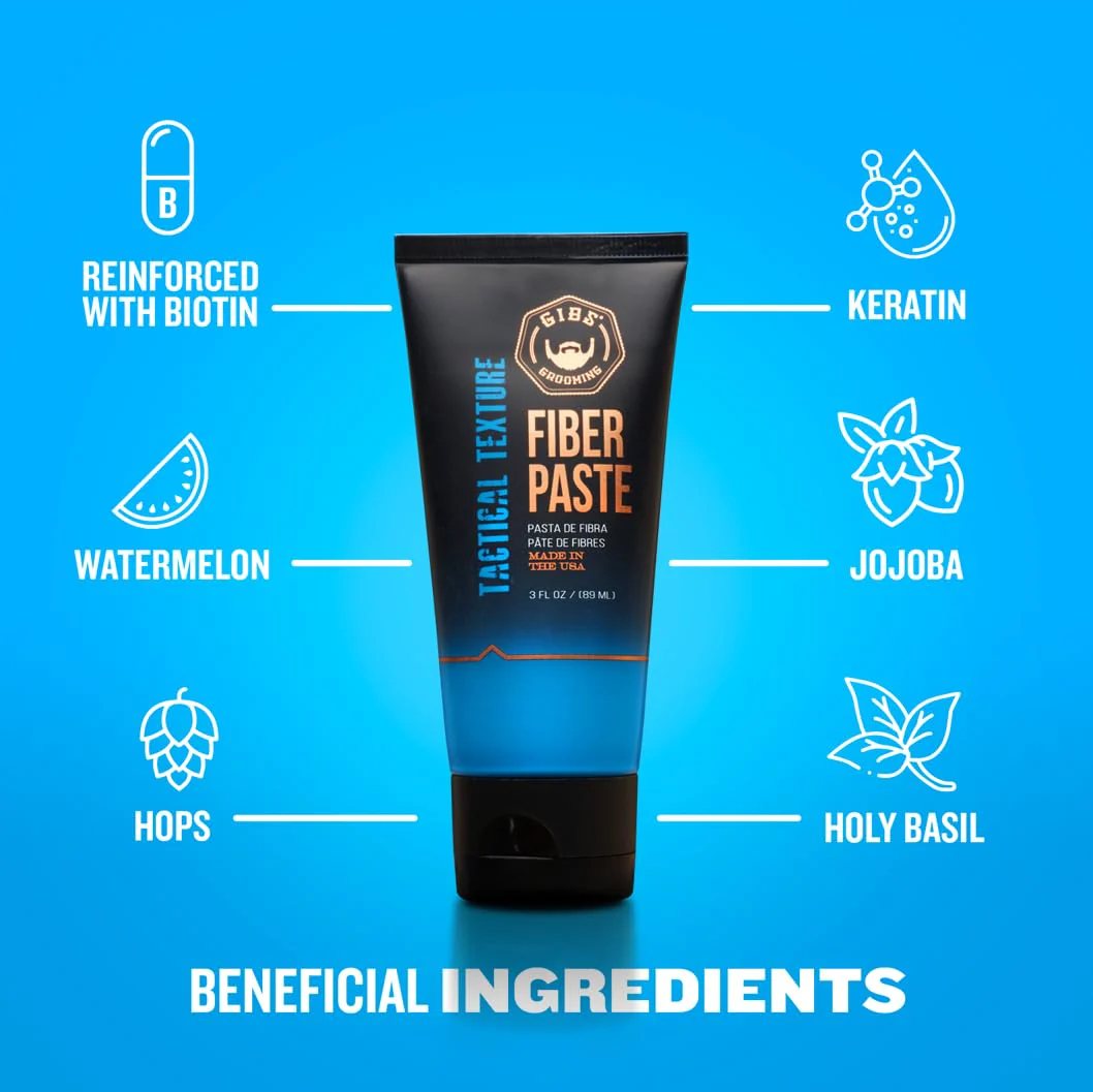 GIBS Grooming Tactical Texture Texturizing Fiber Paste, 3 Fl Oz - Image 4