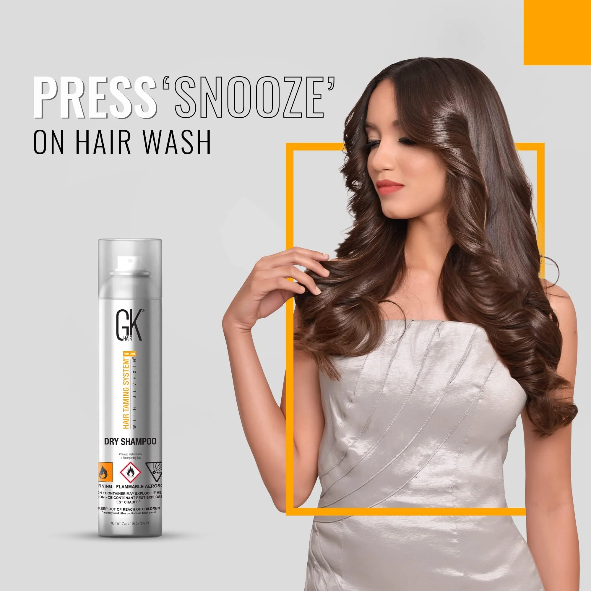 GK HAIR Global Keratin Waterless Dry Shampoo (7 Fl Oz/332ml) No Residue Spray for Fine, Oily and All Hair Types - Removes Flaking, Dandruff and Excess Oil - Sulfate Paraben Free - For Women and Men - Image 4