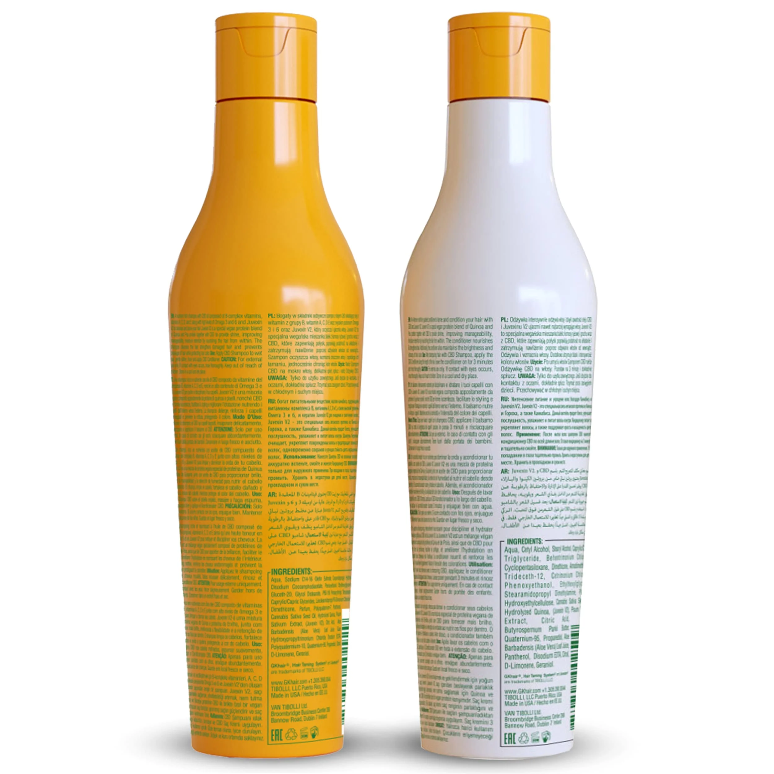 GK HAIR Hemp Shampoo and Conditioner Sets Hydrating Strengthening Color Treated Damaged Repair Provides Nourishing & Shine Natural Organic Vegan Sulfate Paraben Free (Duo) - Image 8