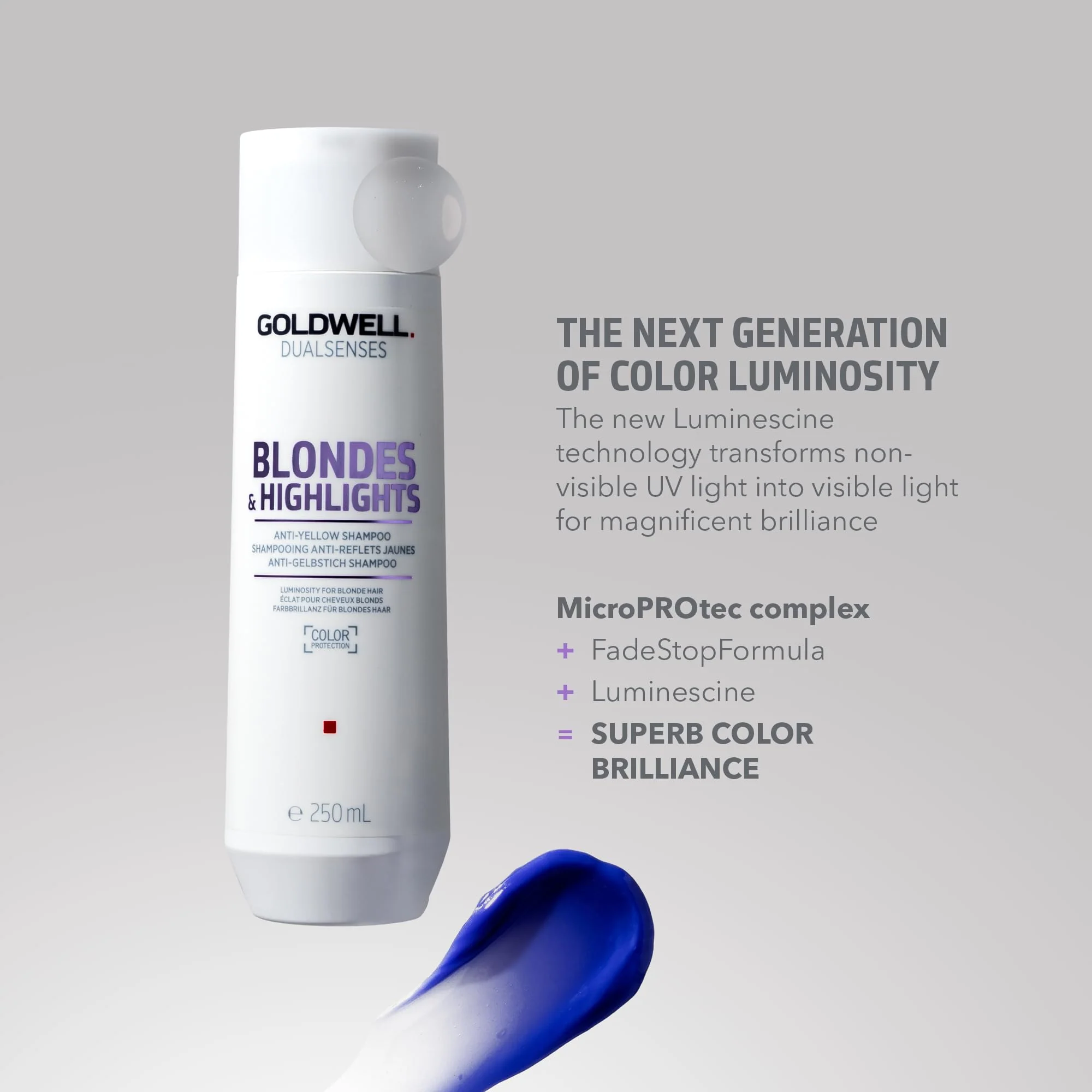 Goldwell Dualsenses Blondes & Highlights Anti-Yellow Shampoo 1L - Image 3