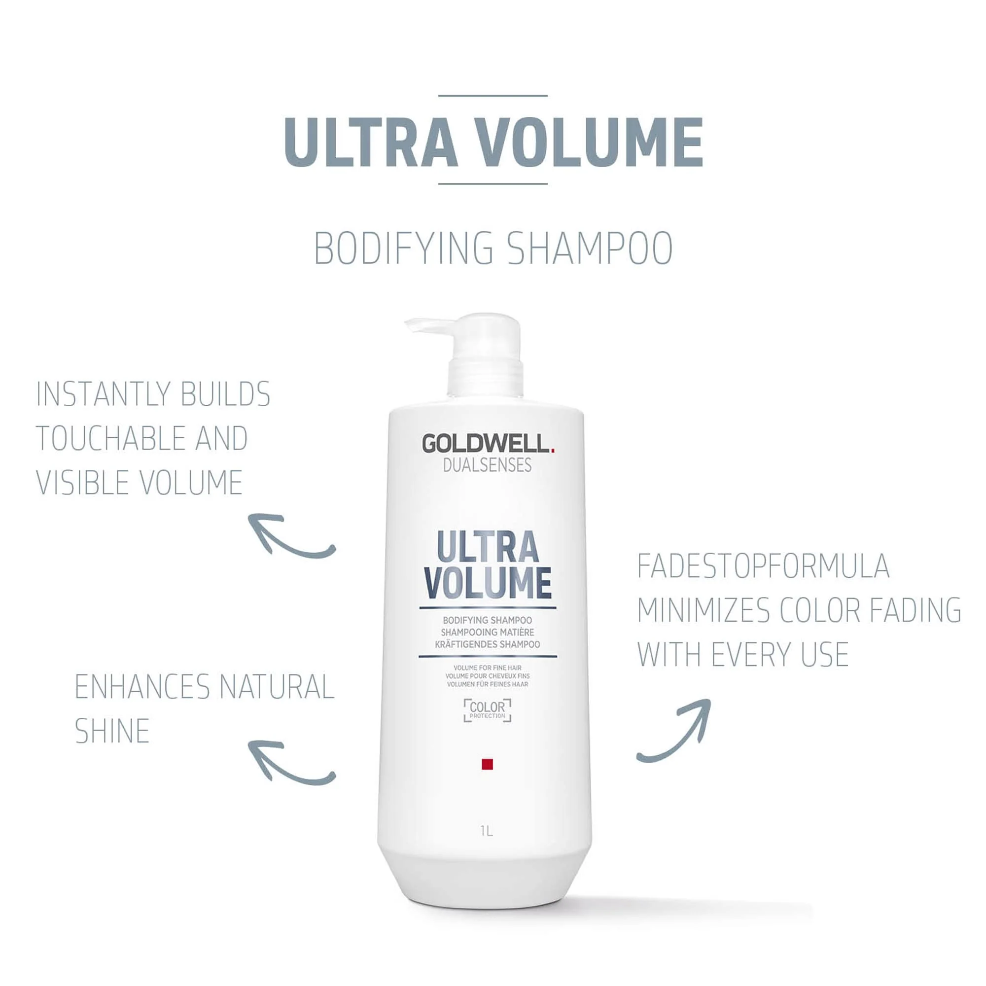 Goldwell Dualsenses Ultra Volume Bodifying Shampoo 1L - Image 3