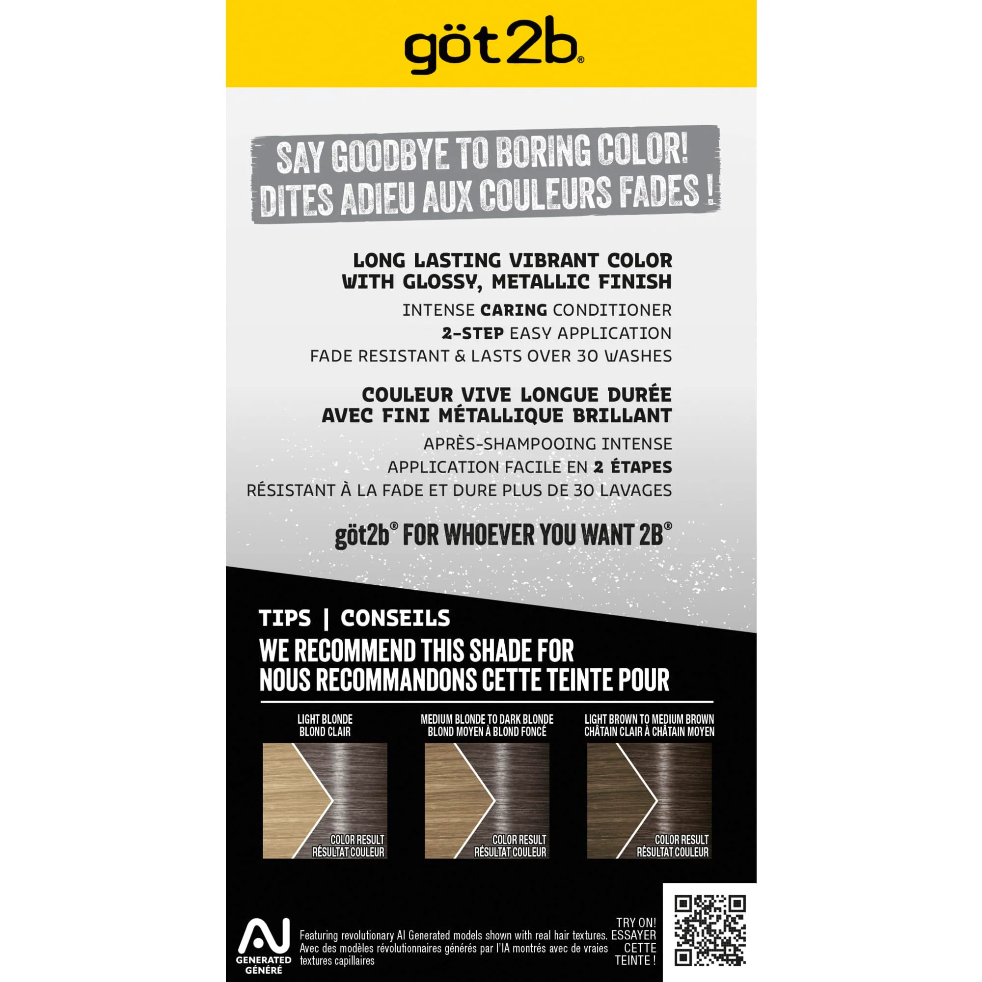 Got2b Metallics Permanent Hair Color, M72 Dusty Silver - Image 6