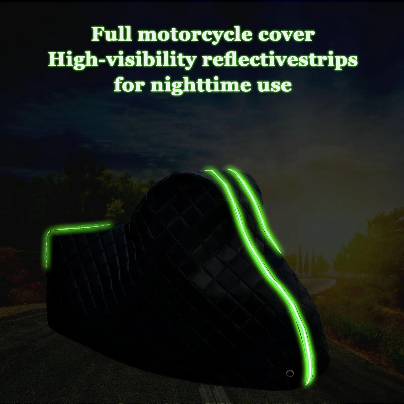 Hail-Proof Motorcycle Cover for Yamaha DT 230 Lanza (1997-2000),Waterproof Outdoor Motorcycle Cover with Cotton Lining,Providing Protection Against Sun,Rain,Wind,and Snow - Image 6