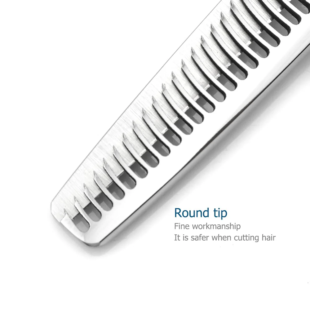 Hair Thinning Scissors 5.75 Inch Hair Shears Professional Barber Scissors Sharp Hair Thinning Shears Convex Razor Edge 440c KINSARO for Hairdresser Barbershop or Home Use - Image 5