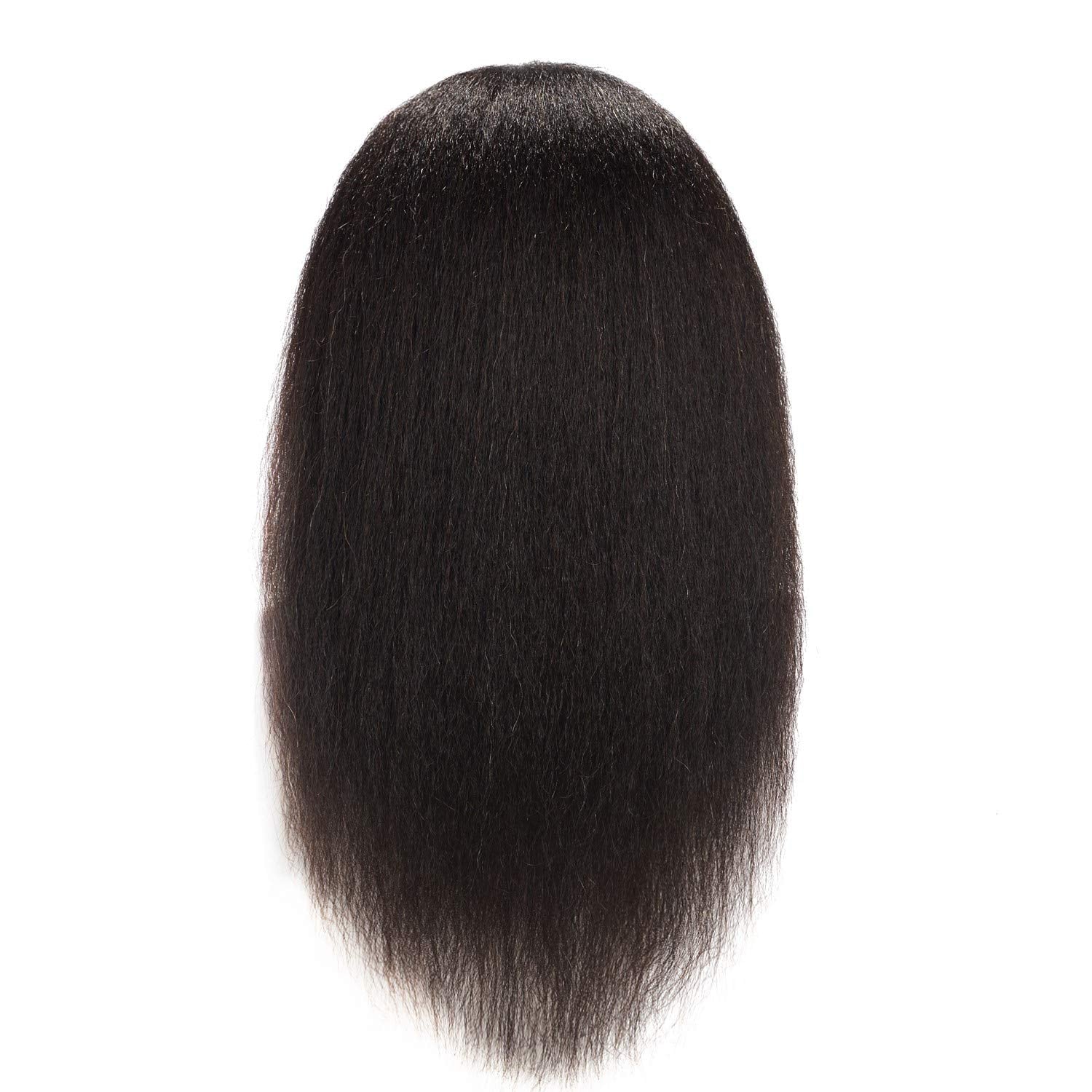 Hairingrid Mannequin Head 14" 100% Real Hair Hairdresser Cosmetology Mannequin Manikin Training Head Hair and Free Clamp Holder (14 Inch) - Image 7