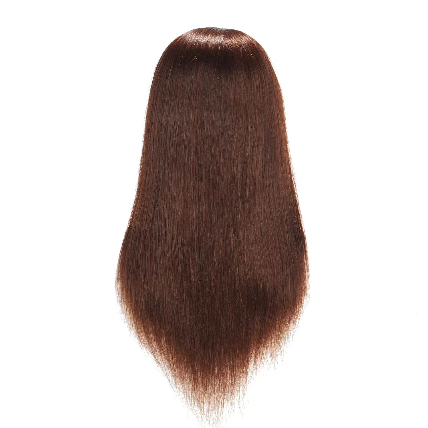 Hairingrid Mannequin Head 20"-22" 100% Human Hair Hairdresser Cosmetology Mannequin Manikin Training Head Hair and Free Clamp Holder (1906LB0414) - Image 7