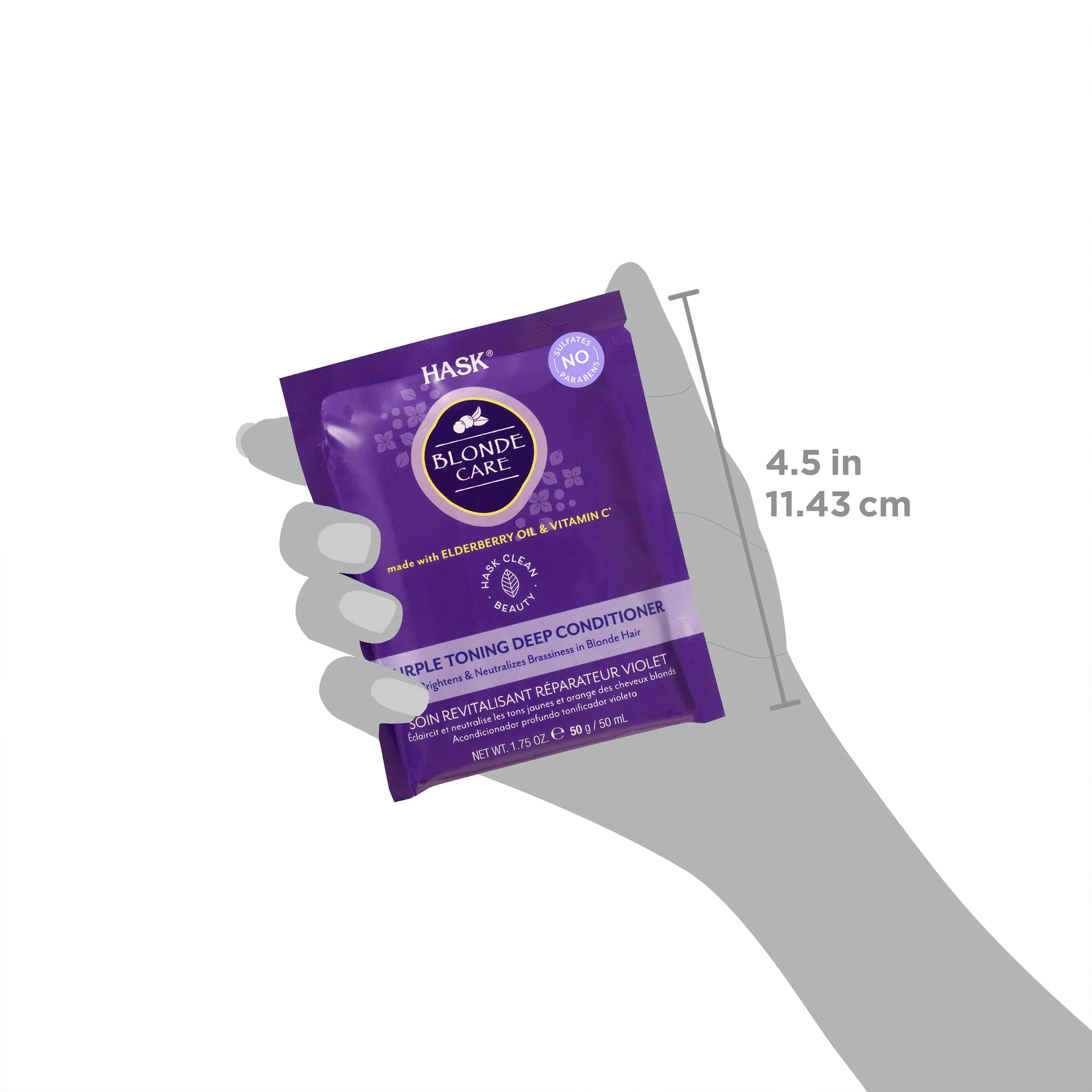 Hask Blonde Purple Care Deep Conditioner - Image 6