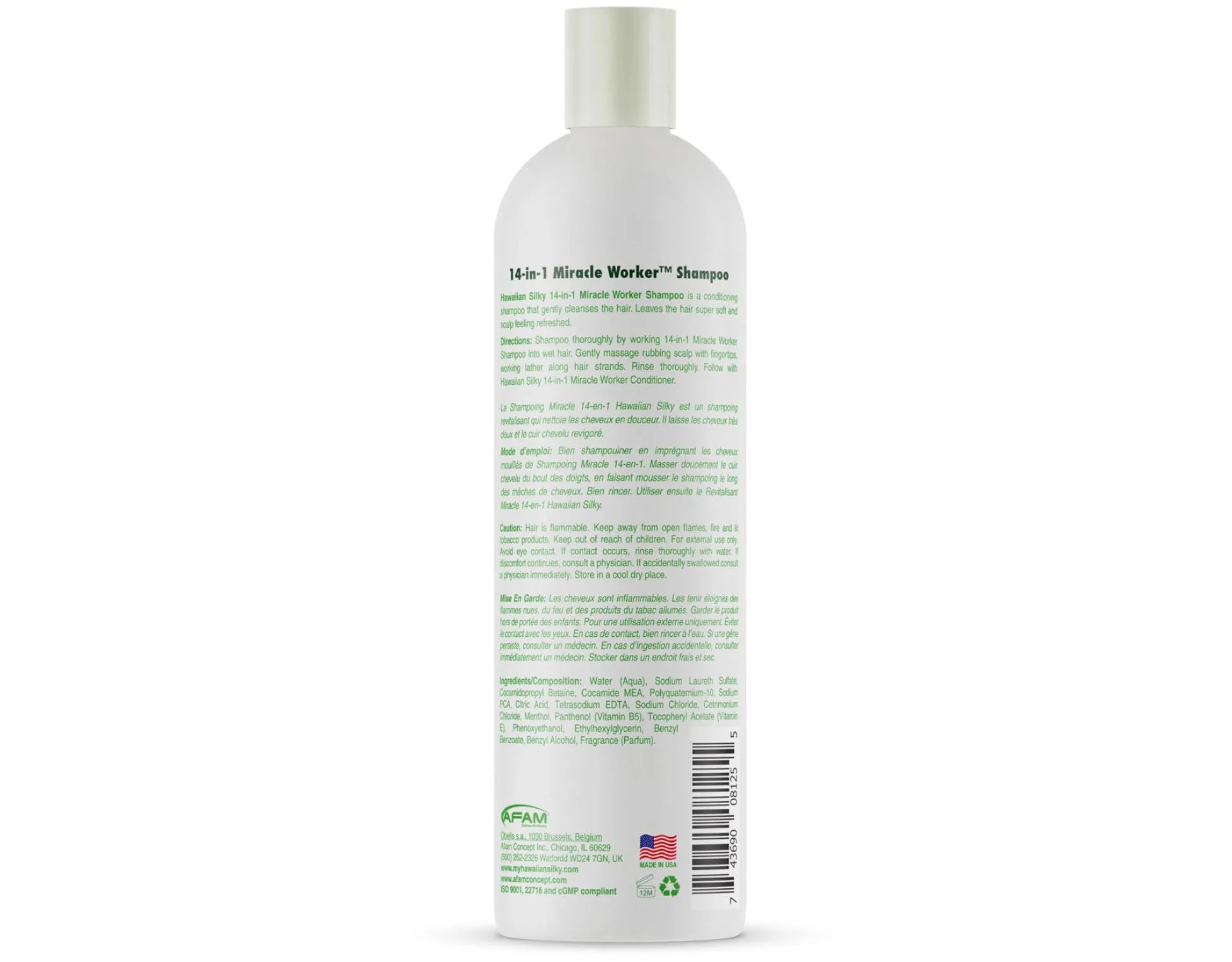 Hawaiian Silky 14 in 1 Miracle Worker Shampoo, 16 Oz. - Image 2