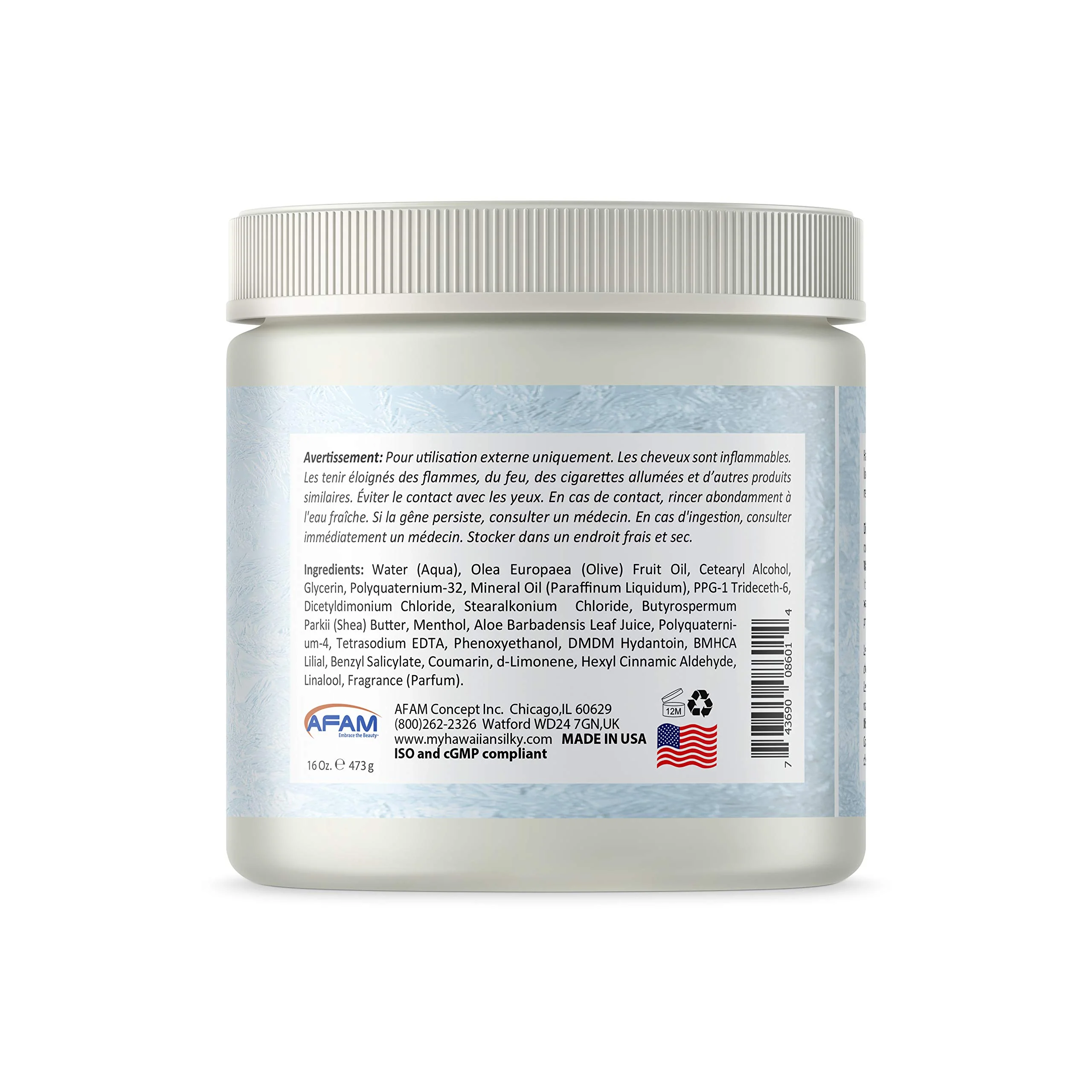 Hawaiian Silky Cool Scalp Leave-In Conditioner Cream, 16 fl oz - Locks in Moisture - Anti-Breakage - Repairs Dry & Damaged Hair - Image 2