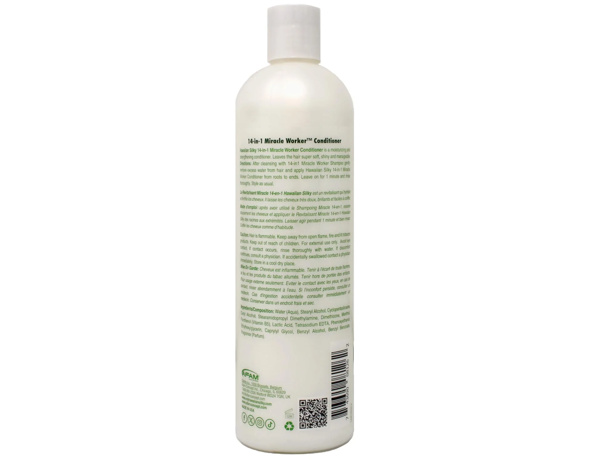 Hawaiian Silky Miracle Worker 14-In-1 Conditioner 16 Ounce (474ml) (Pack of 2) - Image 7