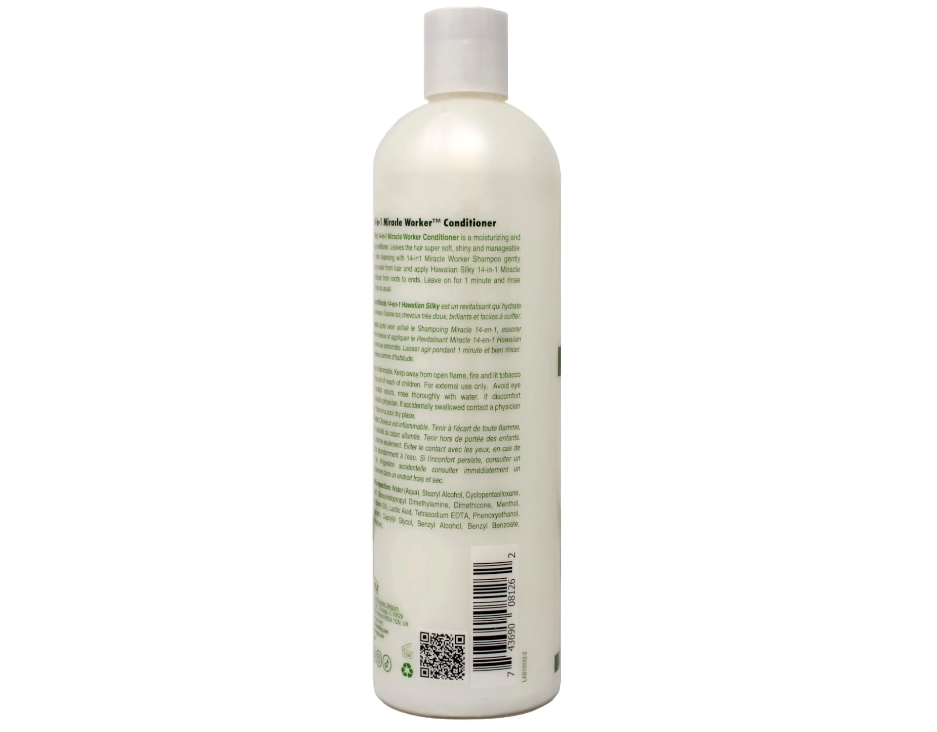 Hawaiian Silky Miracle Worker 14-in-1 Shampoo & Conditioner Bundle, Hydrating & Strengthening Hair Care Set, 16 fl oz Each - Image 3