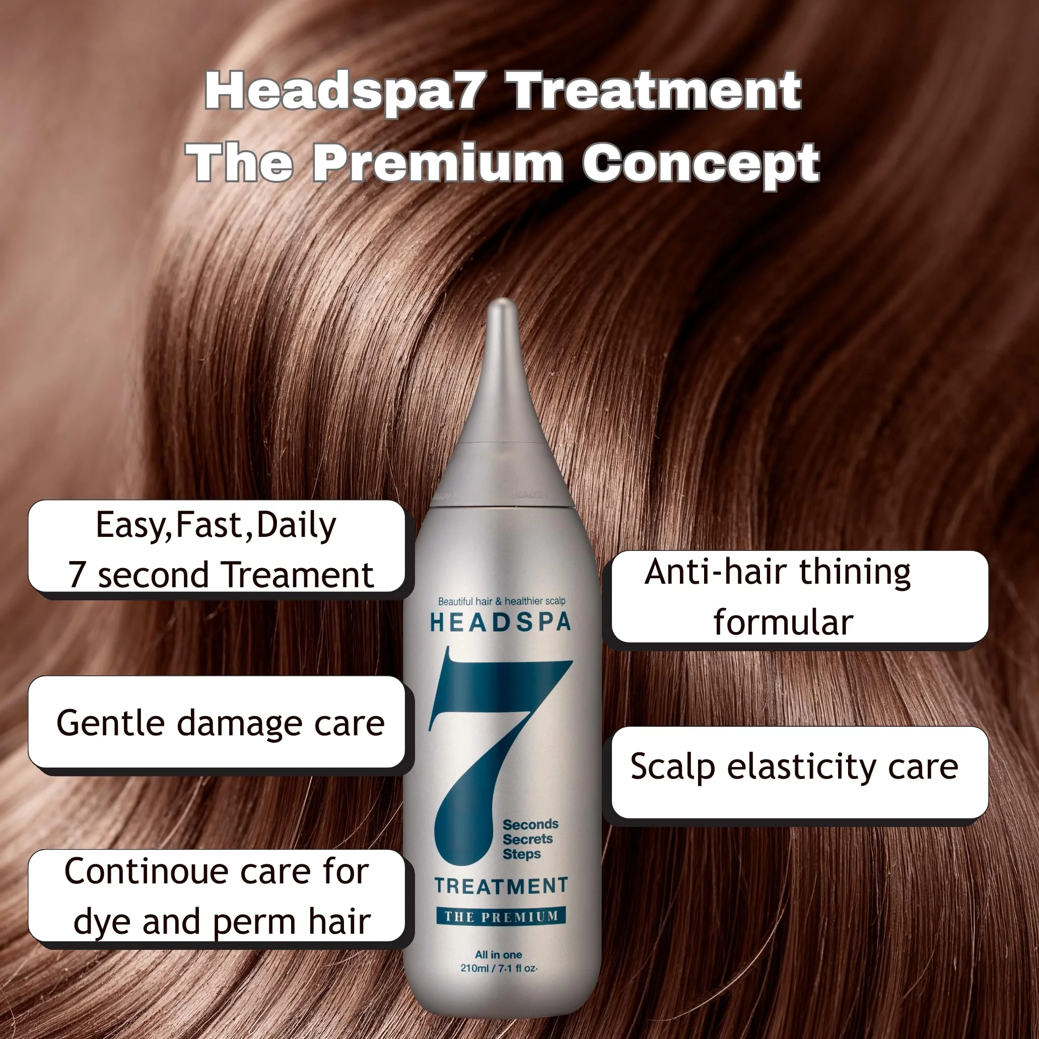 Headspa7 - The Premium Treatment , Total salon care treatment for soft volume hair, scalp care for thining and weak hair, Korea Best hair care teatment. - Image 3