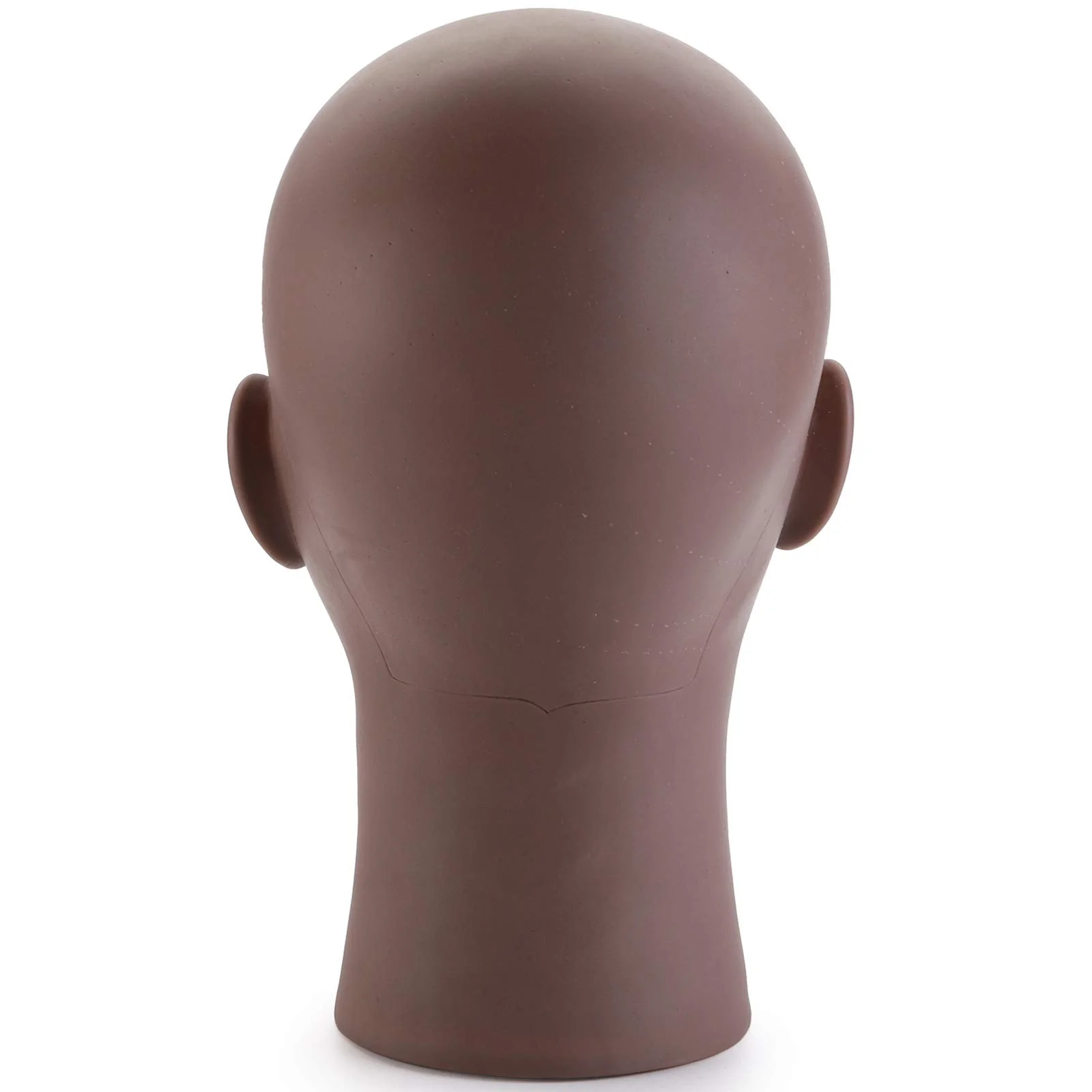 Hedume Afro American Mannequin Head with Clamp, Bald Manikin head, Mannequin Head for Wigs, Hat, Glasses Display - Image 4
