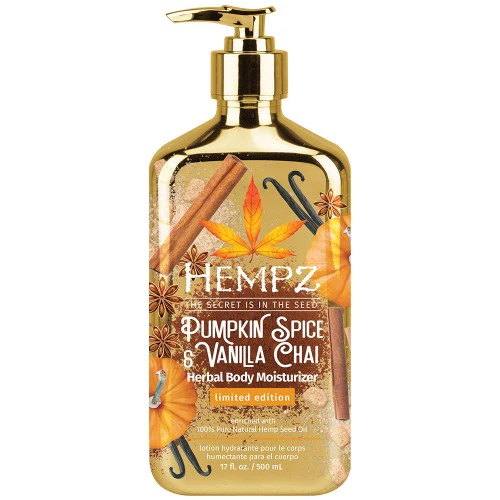Hempz Pumpkin Spice & Vanilla Chai Body Moisturizer 17oz