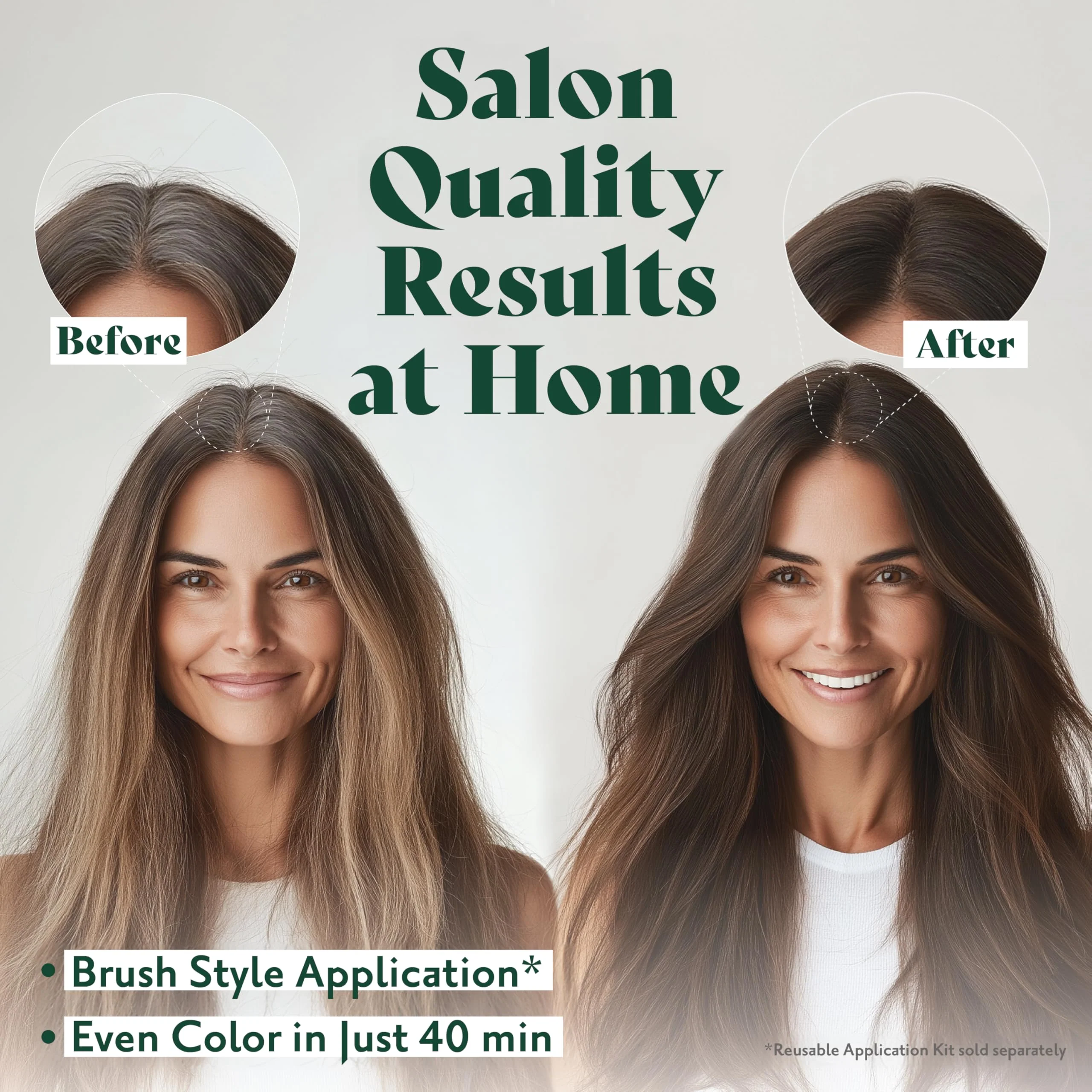 Herbatint Permanent Hair Dye For Women - 4N Chestnut - For Up To 100% Gray Coverage of Resistant Gray Hair - Ammonia-Free, Alcohol-Free & Vegan - Salon Influenced Hair color 5.75 fl oz - Image 5
