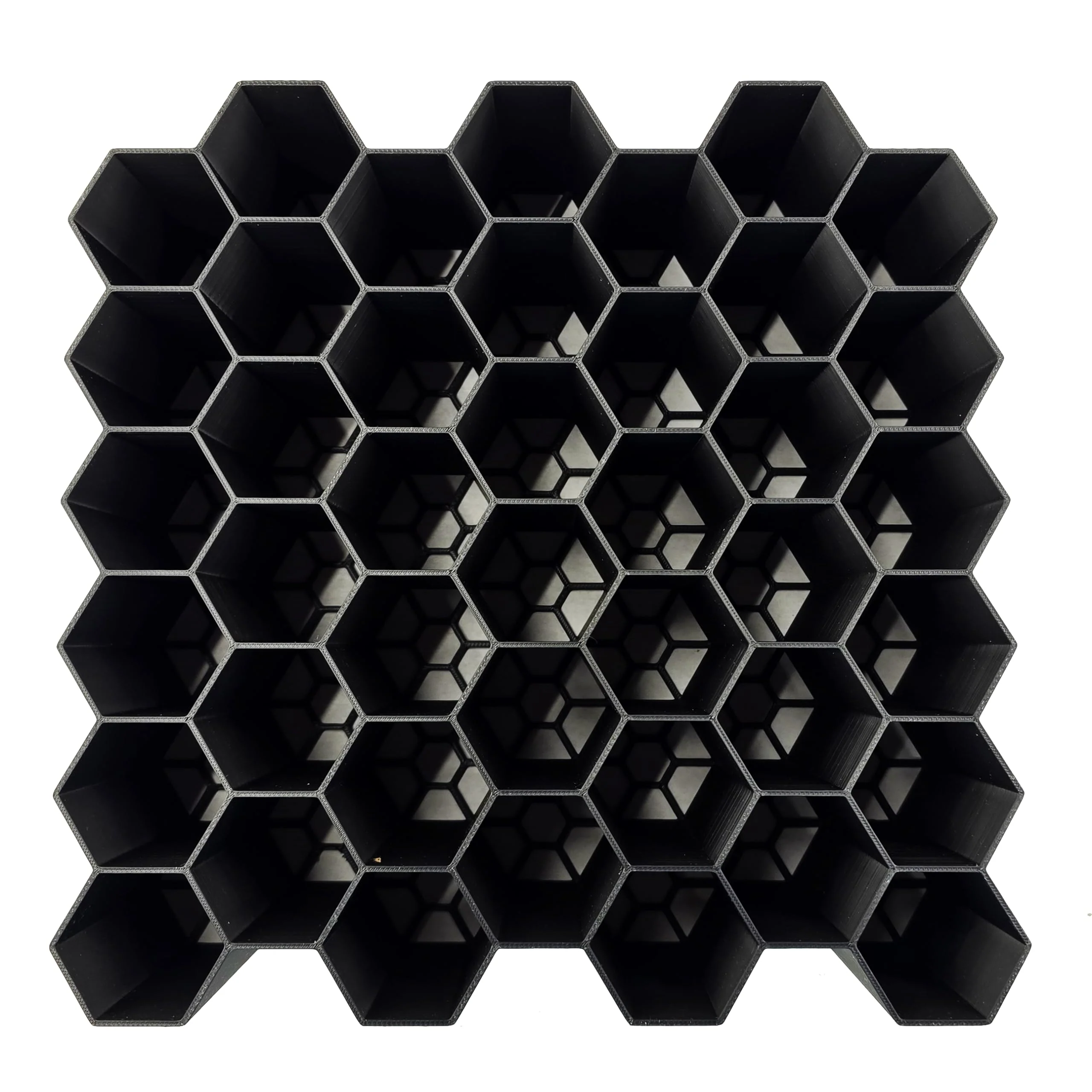 HexRacks Hair Dye Holder - Shades EQ & More - Wall Mountable or Stackable - Hair Sylist Dye Holder Rack | Holds 42 Bottles Per Section - Image 7