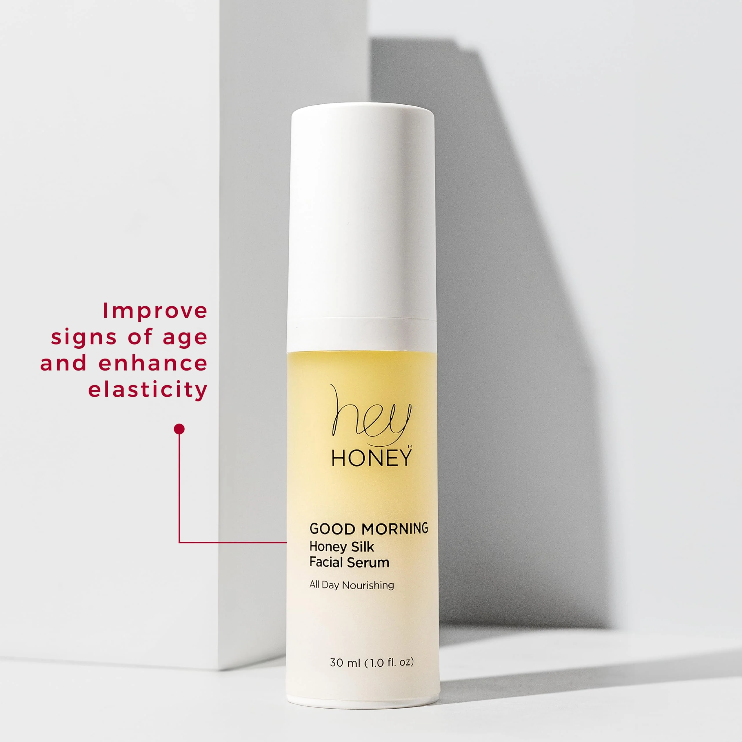 Hey Honey Good Morning Honey Silk Facial Serum | Anti-Aging Vitamin C & Hyaluronic Acid Serum for Radiant Skin Boosts Glow, Smooths Fine Lines, Strengthens Skin Barrier | 1 oz - Image 6
