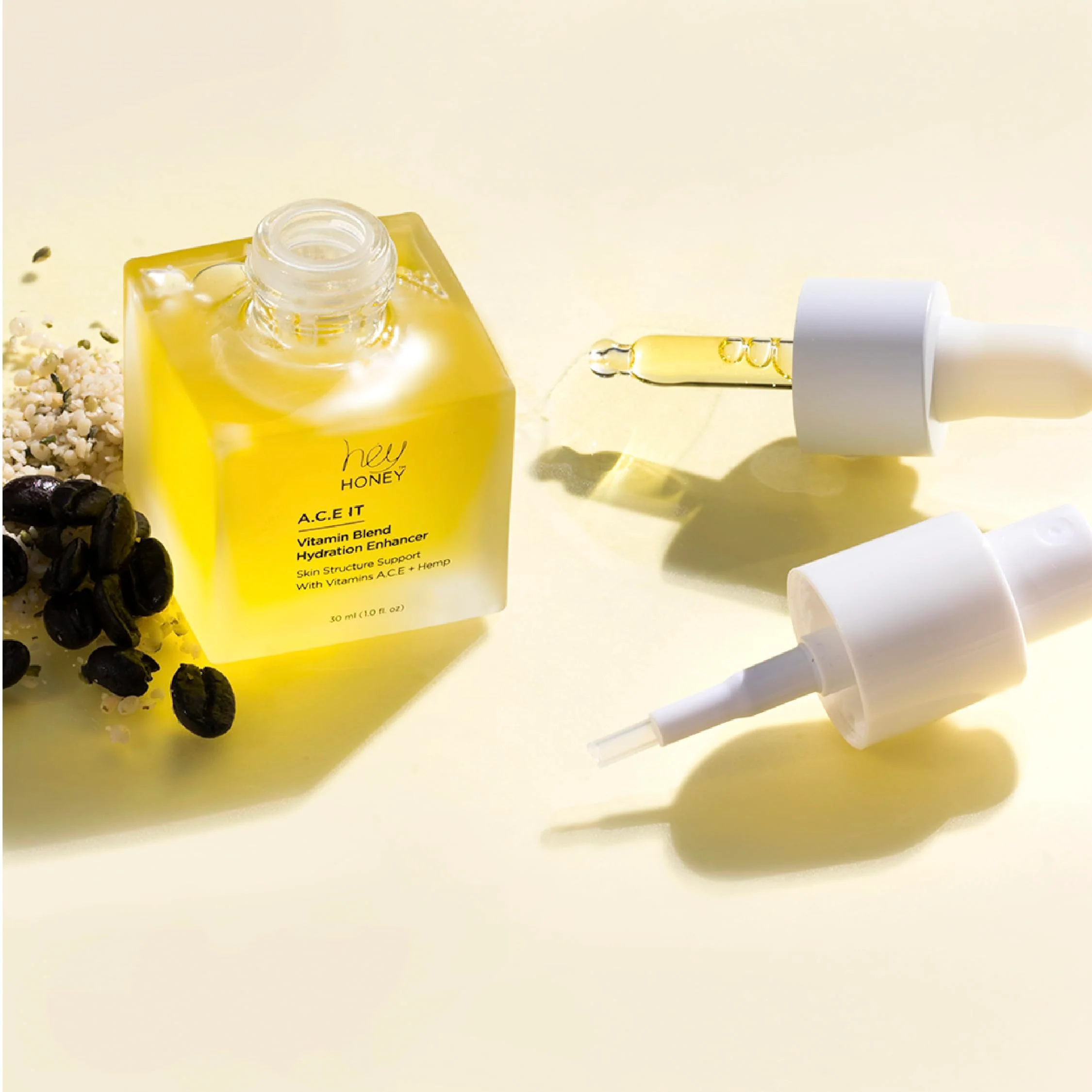 Hey Honey Vitamin C A E Serum Anti Aging Wrinkles Dark Spots Brightening Glow Clean Beauty 1 Oz - Image 6