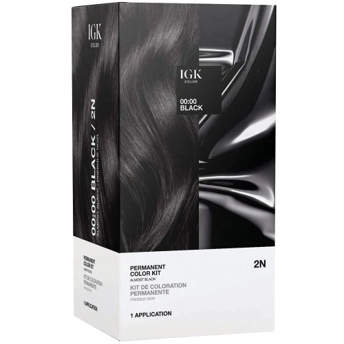IGK Permanent Color Kit 2N 00:00 Black