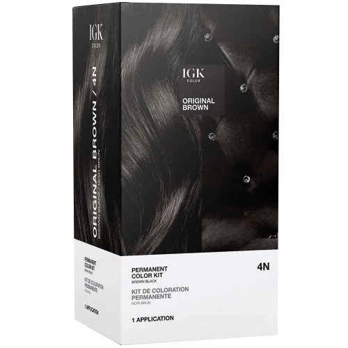 IGK Permanent Color Kit 4N Original Brown