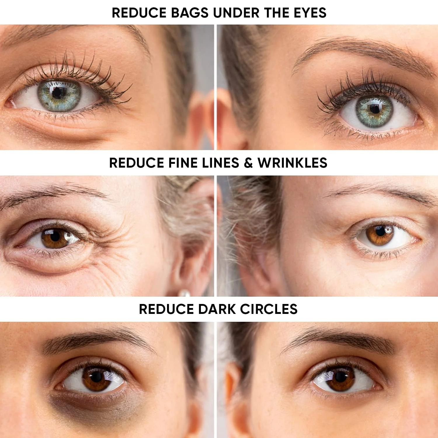 Instant Eye Tightener – Instantly Reduces Under Eye Bags, Puffiness, Dark Circles, Wrinkles & Crow's Feet. Naturally Ageless Hydrating Cream. Disappears Before Your Eyes Within Minutes. - Image 3