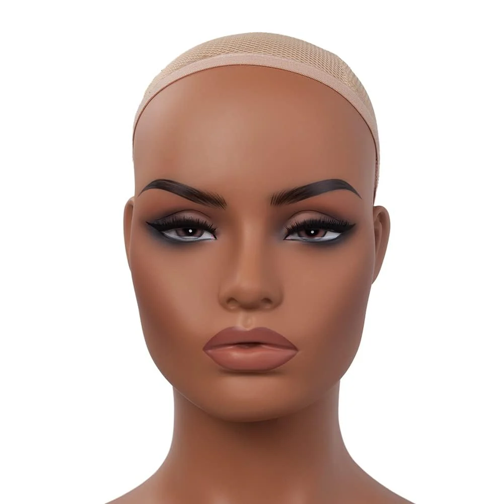 J&F CO. Realistic Europe and America Female Mannequin Head with Shoulder Display Manikin Heads Bust for Wigs,Makeup,Beauty Accessories - Image 3