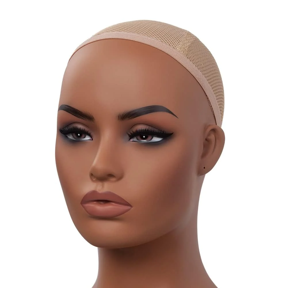 J&F CO. Realistic Europe and America Female Mannequin Head with Shoulder Display Manikin Heads Bust for Wigs,Makeup,Beauty Accessories - Image 4