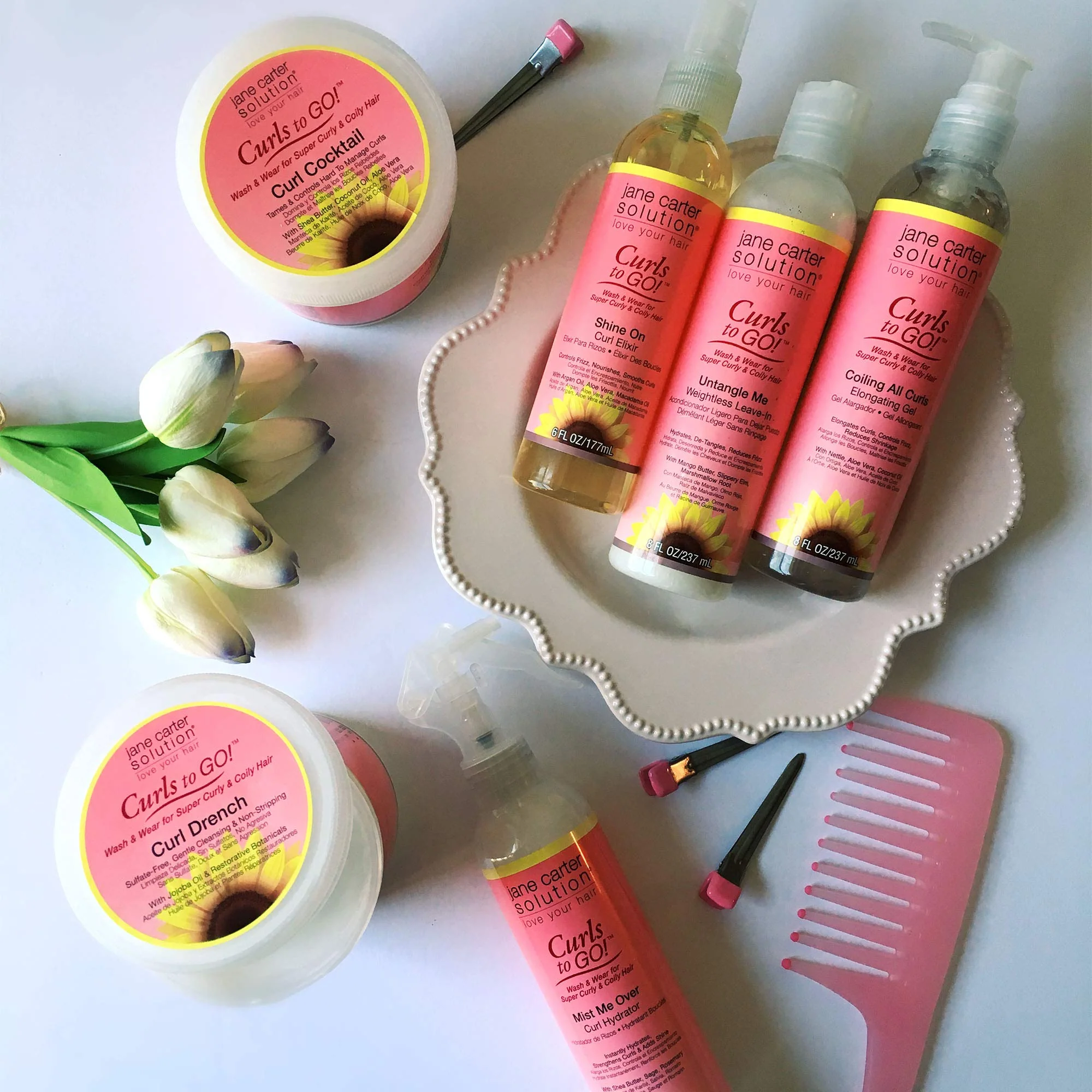 Jane Carter Solution Curls to Go Shine On Curl Elixir (6oz) - Nourishing, Reduce Frizz - Image 9