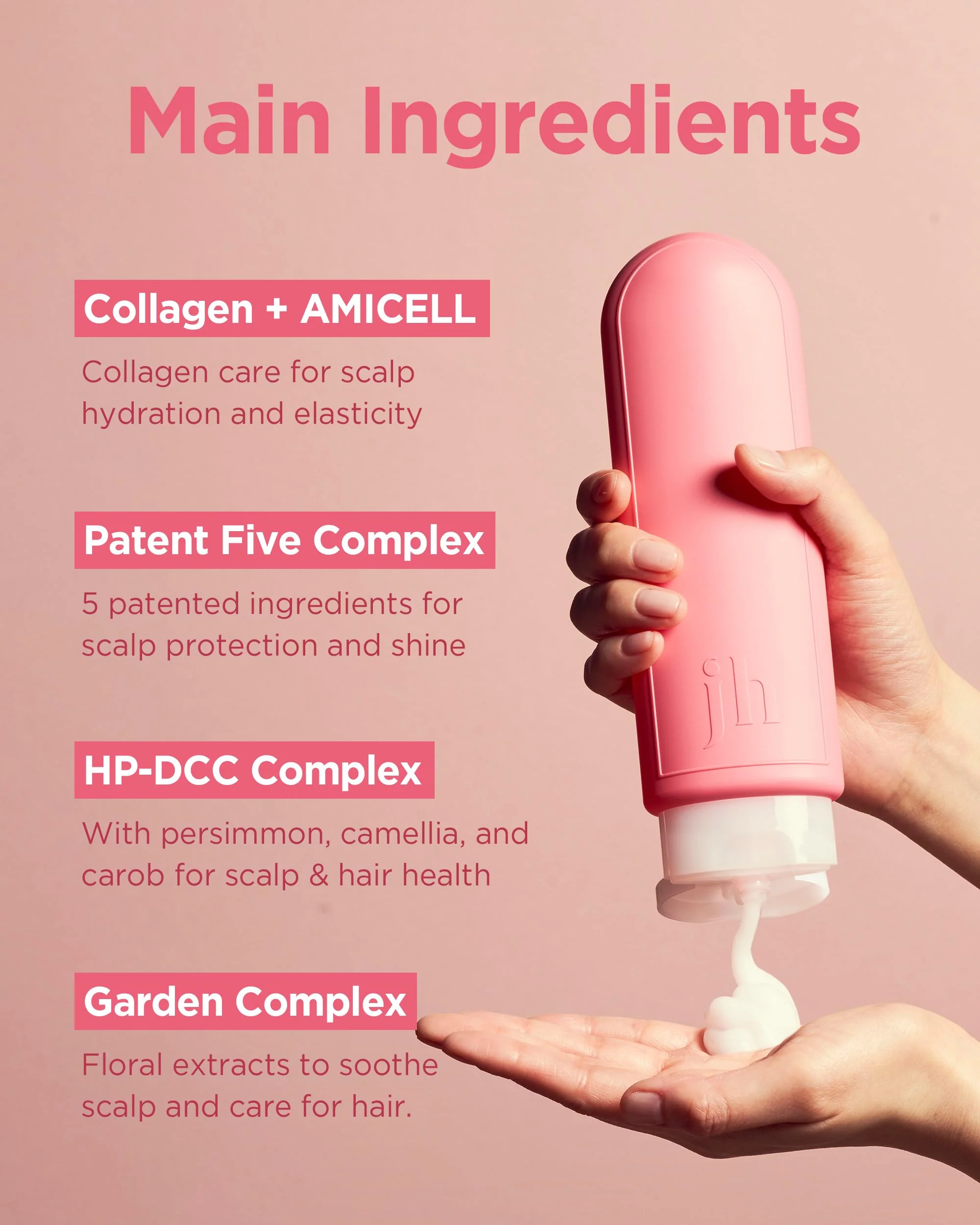 JENNYHOUSE Salon Therapy Damage Care Treatment - Korean Beauty Conditioning Nourishing Hair Mask with Hydrolyzed Collage and Biotin - Floral Scent - for Dry Frizzy Damged Hair - 8.11 fl.oz - Image 5