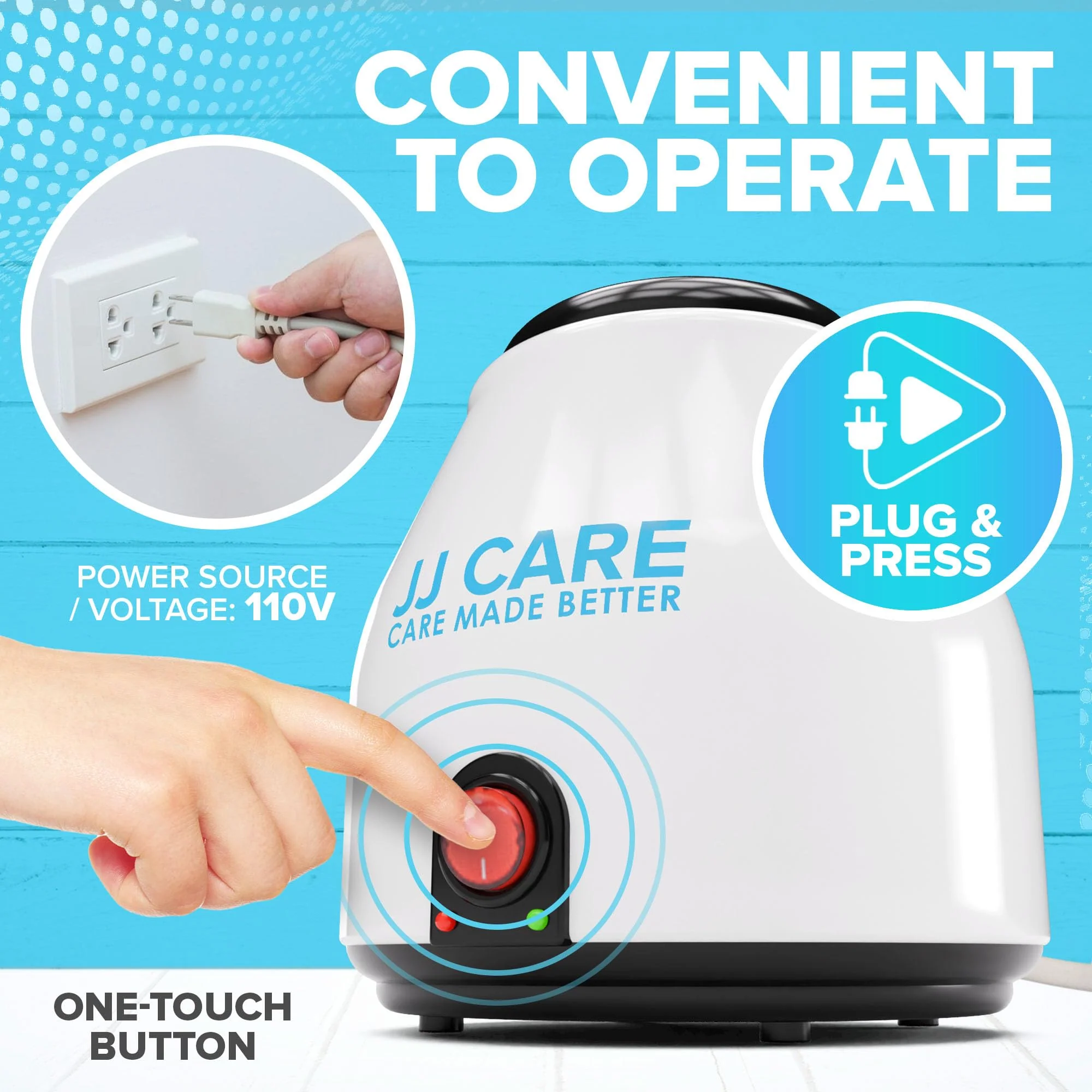 JJ CARE Nail Tool Sterilizer with Glass Beads | Implement Tweezer Disinfectant Container | Salon & Manicure Disinfectant Jar Small - Image 6
