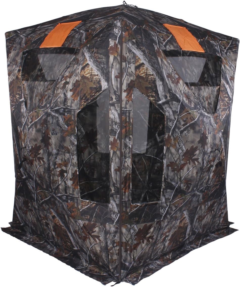 JM Rusk Two-Tall Extra Tall Two to Three Person Hunting Blind - Image 3