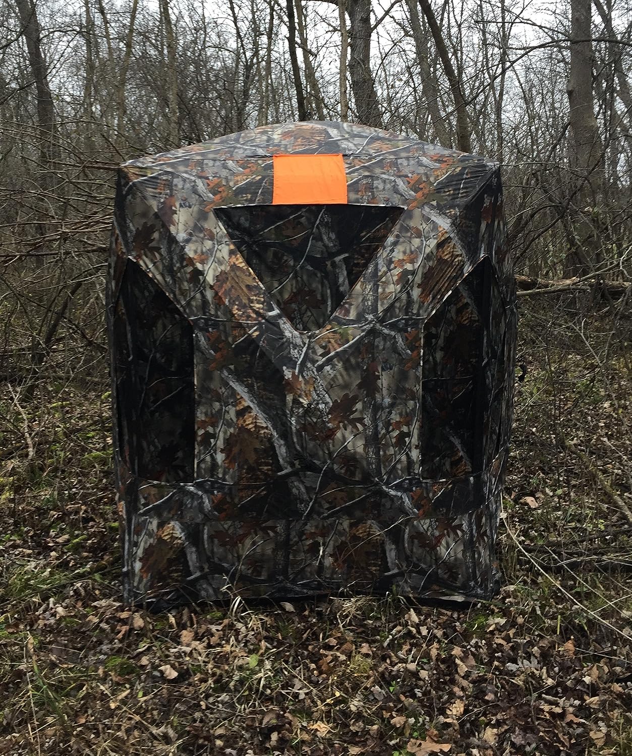 JM Rusk Two-Tall Extra Tall Two to Three Person Hunting Blind - Image 4