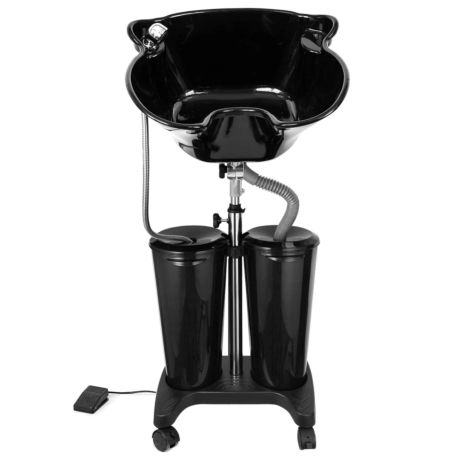 johgee Adjustable Portable Shampoo Bowl with Electric Pump,Hair Washing Station Sink with Buckets&Drain Hoses,Portable Wash Bowl for Hairstylist,Portable Salon Sink Hair Wash Basin for Home Barber Use - Image 9