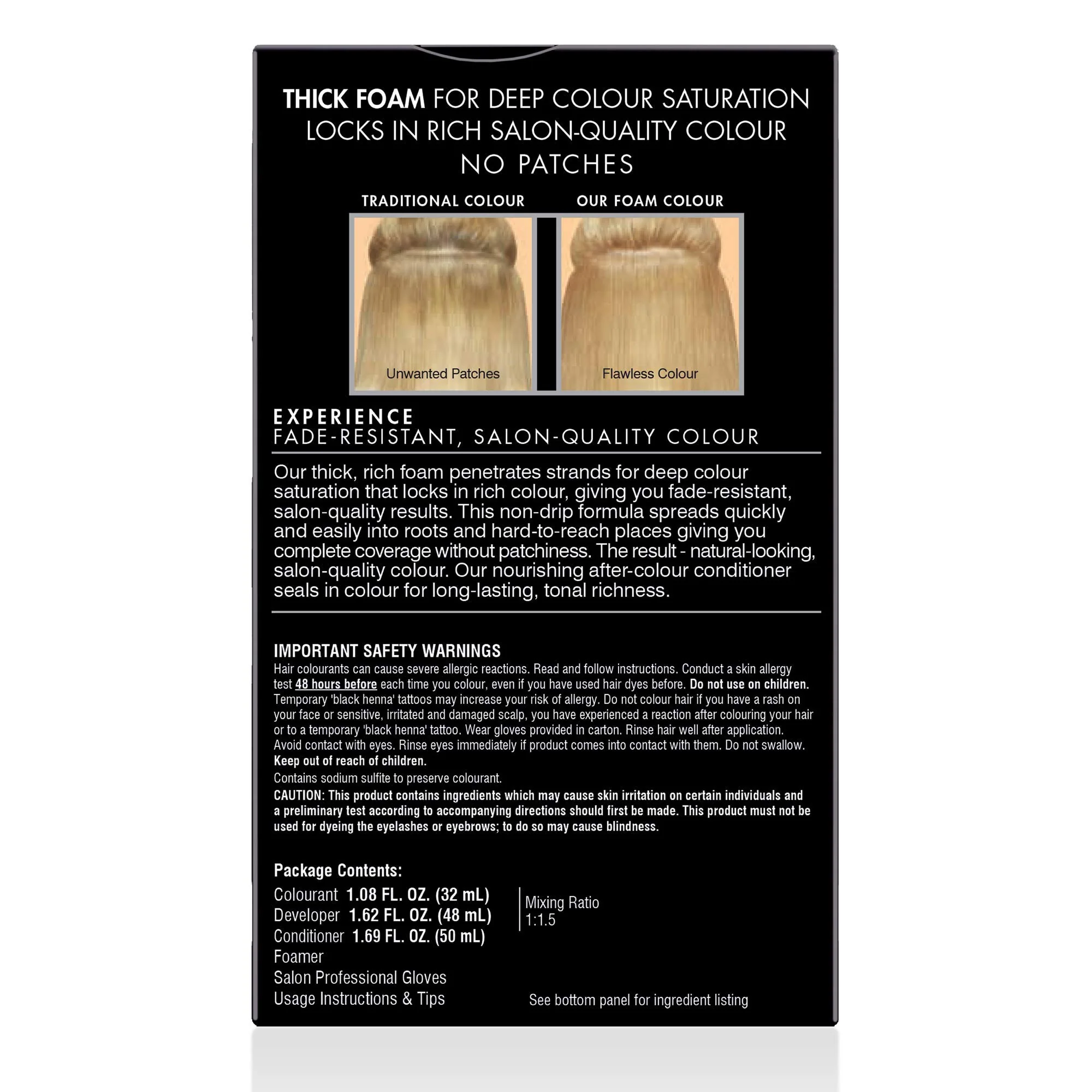 John Frieda Precision Foam Colour, Light Natural Blonde 9N, Full-Coverage Hair Color Kit, Anti-Fade Gray Coverage, Deep Color Saturation Hair Dye, 1 Application - Image 7