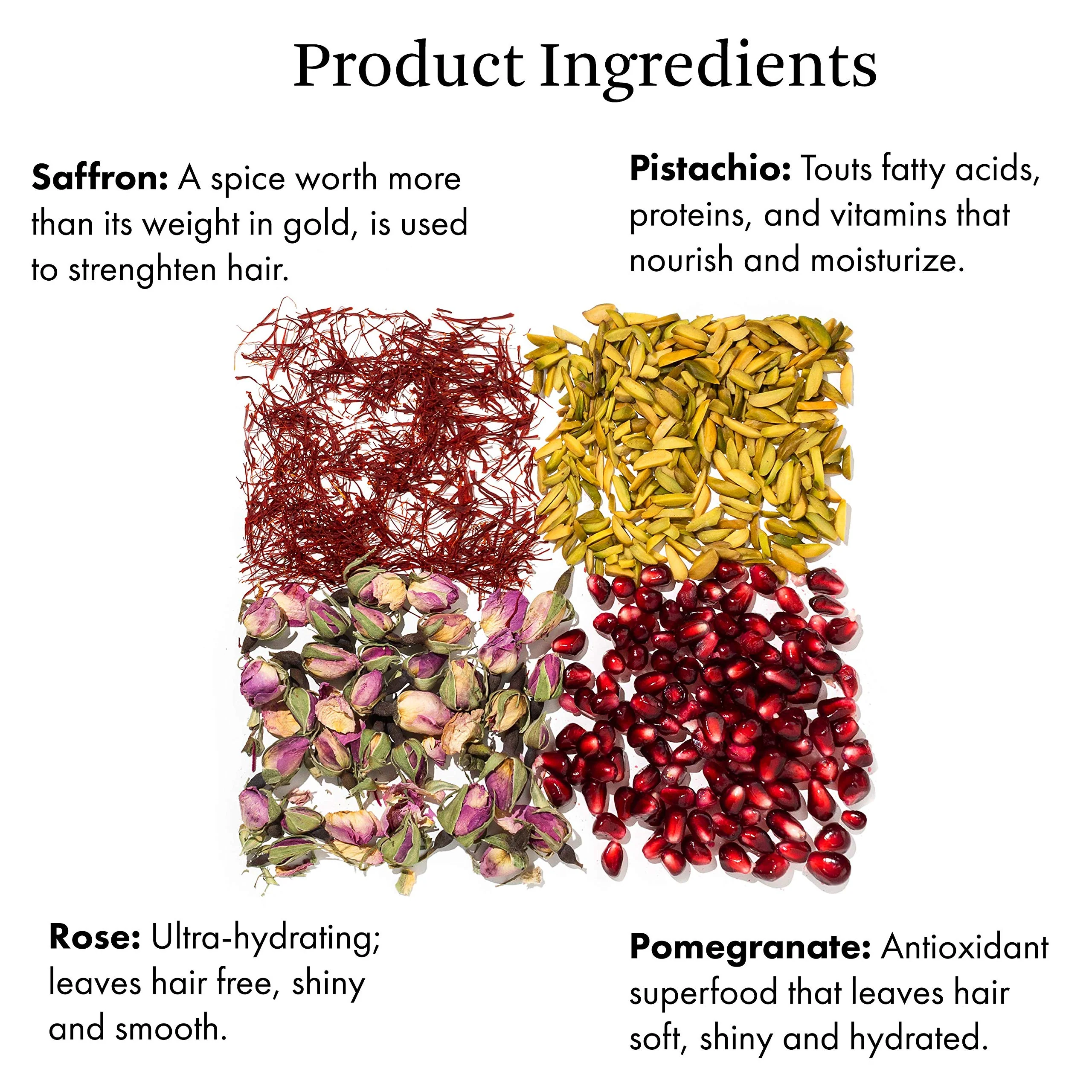 Joon Saffron Rose Shampoo + Pomegranate & Pistachio Oil, 10 Fl. Oz. - Image 3