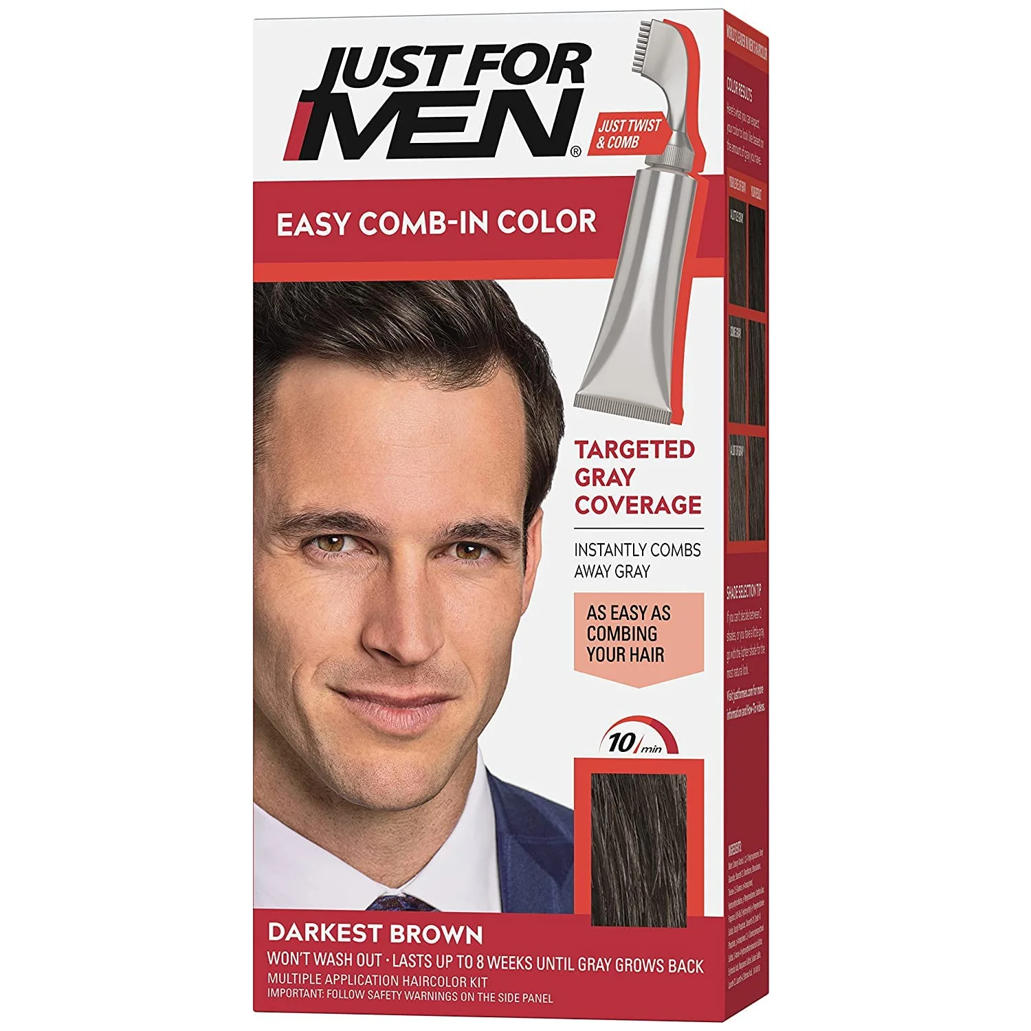 Just For Men Autostop Color #A-50 Darkest Brown (Pack of 2) - Image 9