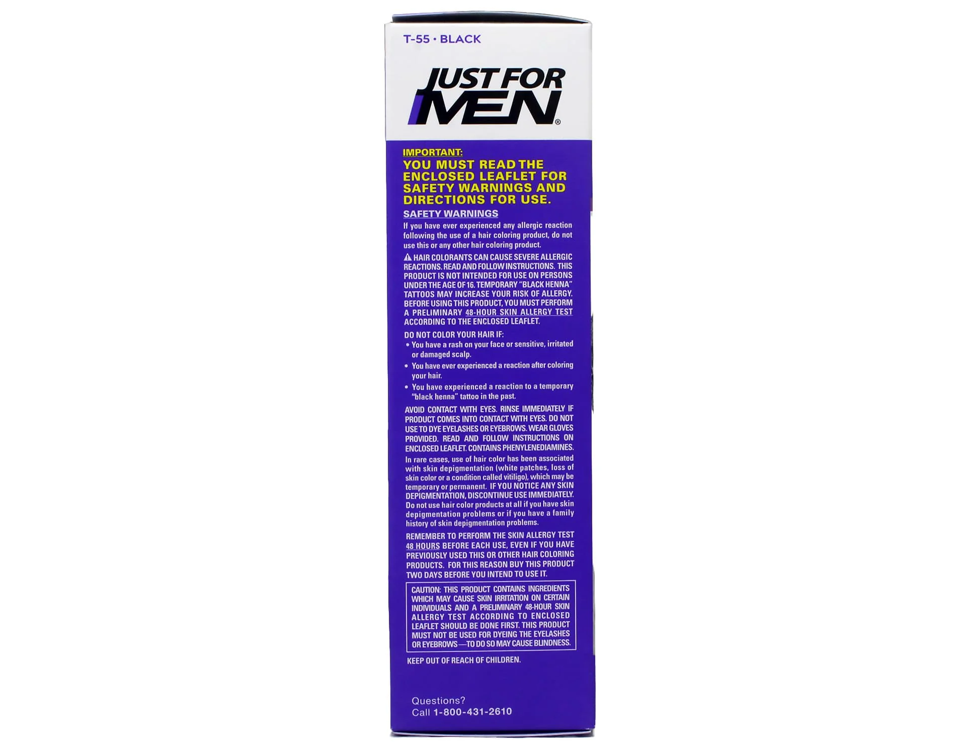 Just for Men Hair Color - Touch of Gray, Black-Gray. 3 Pack - Image 4
