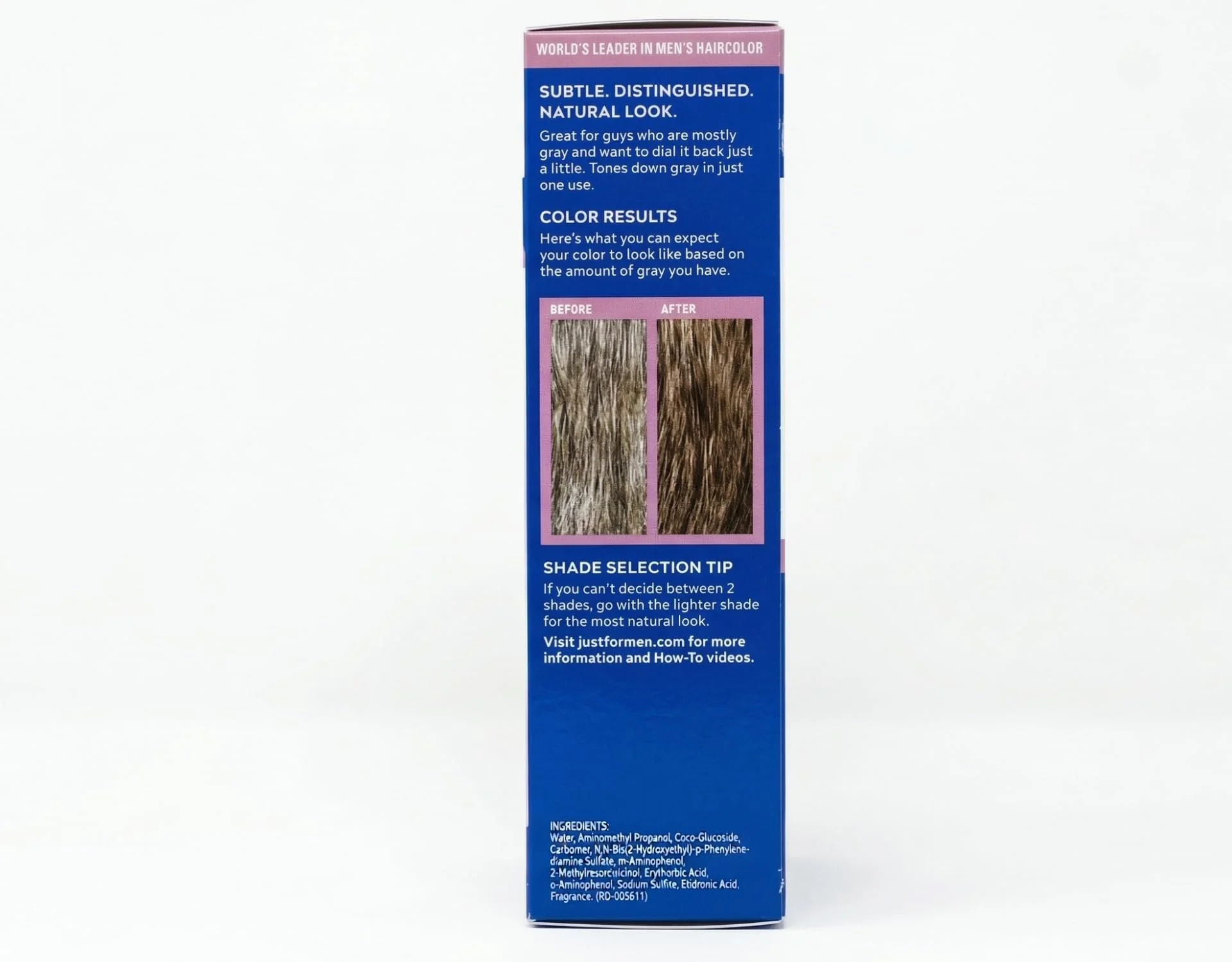 JUST FOR MEN Touch of Gray Hair Treatment T-45 Dark Brown, 2 Pack - Image 5