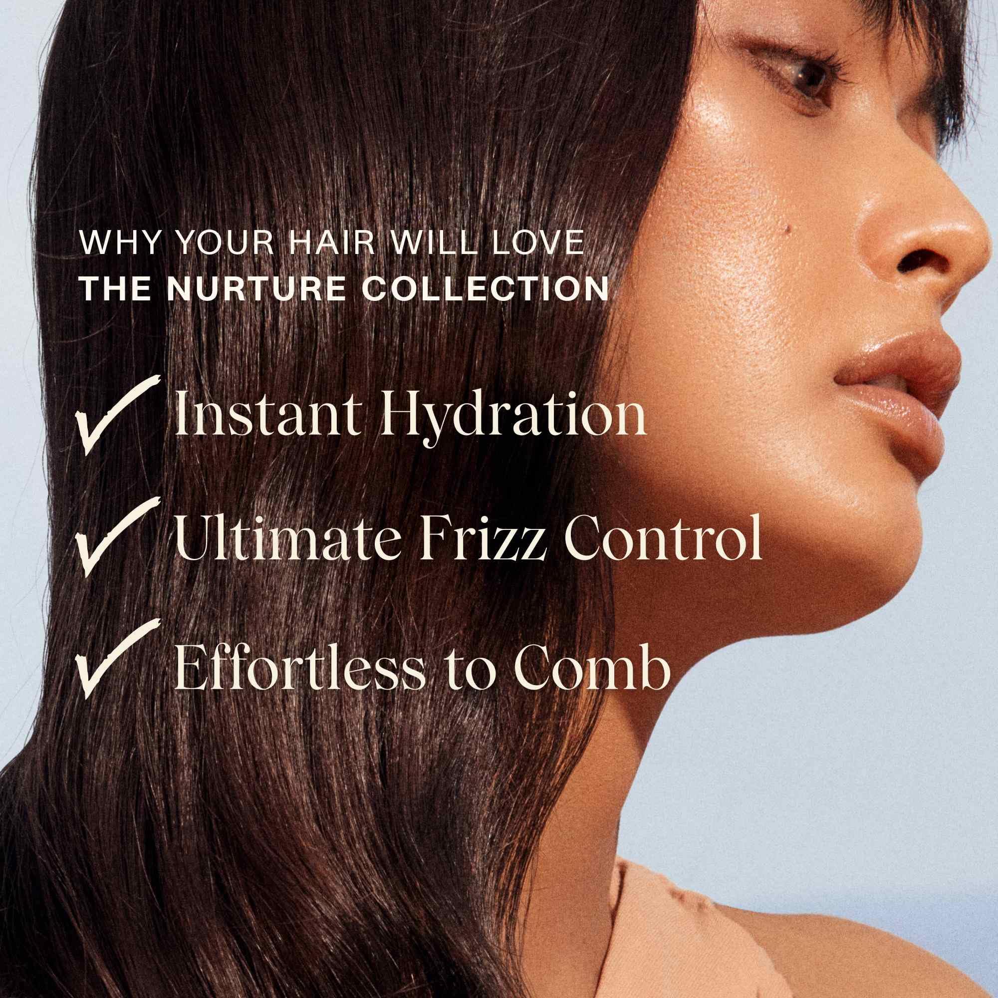 JVN Nurture Hydrating Conditioner, 10 Fl Oz, Detangles & Softens Hair, Moisture and Deeply Nourishing Conditioner, Color Safe Hair Care for Women and Men, Non-Toxic, Silicone and Paraben Free - Image 3