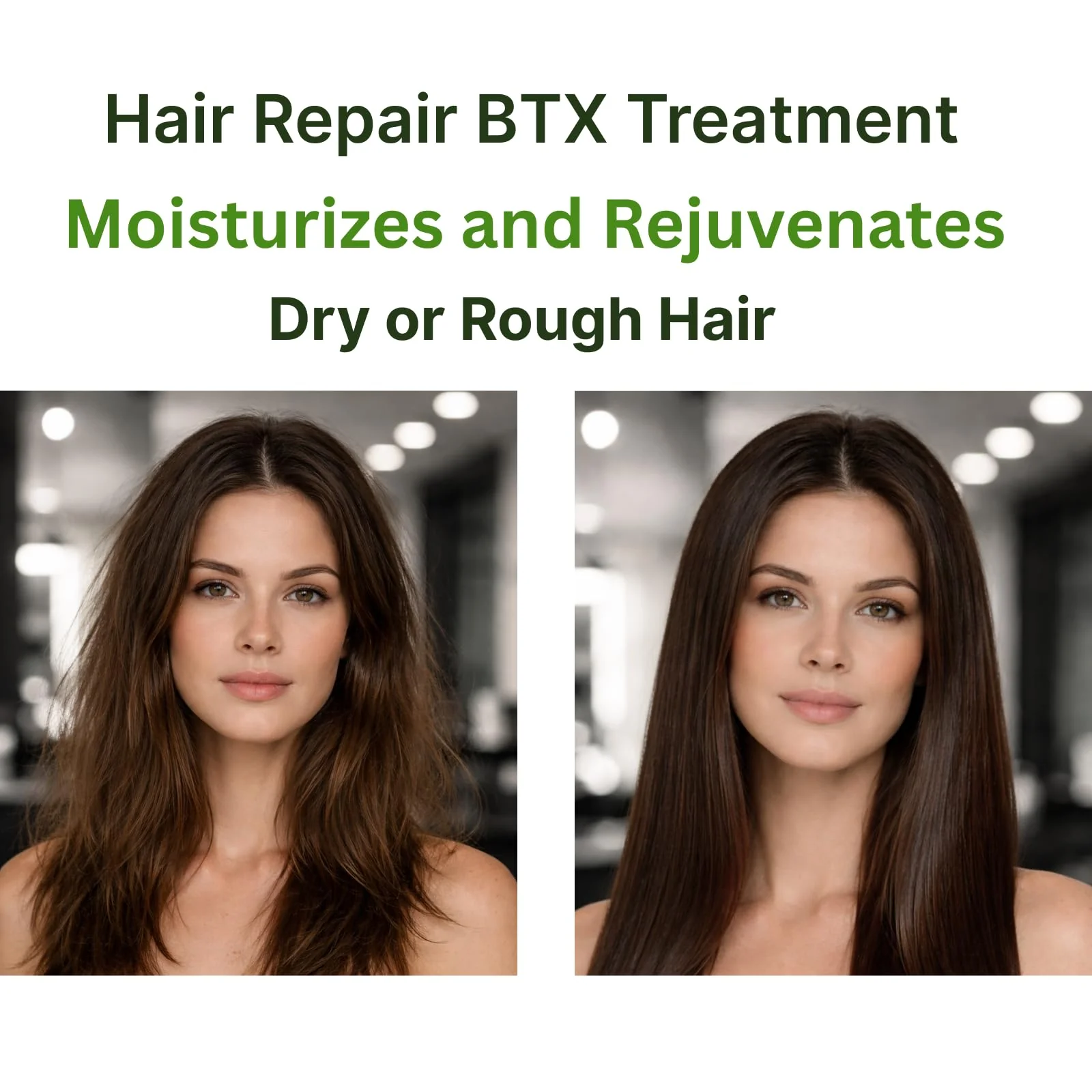 Kachita Spell BTX Hair Treatment Deep Conditioning Keratin Hair Mask, Formaldehyde-Free Smoothing Formula for Dry & Frizzy Hair, Salon-Quality Moisture Care, 32 floz Made in USA - Image 3
