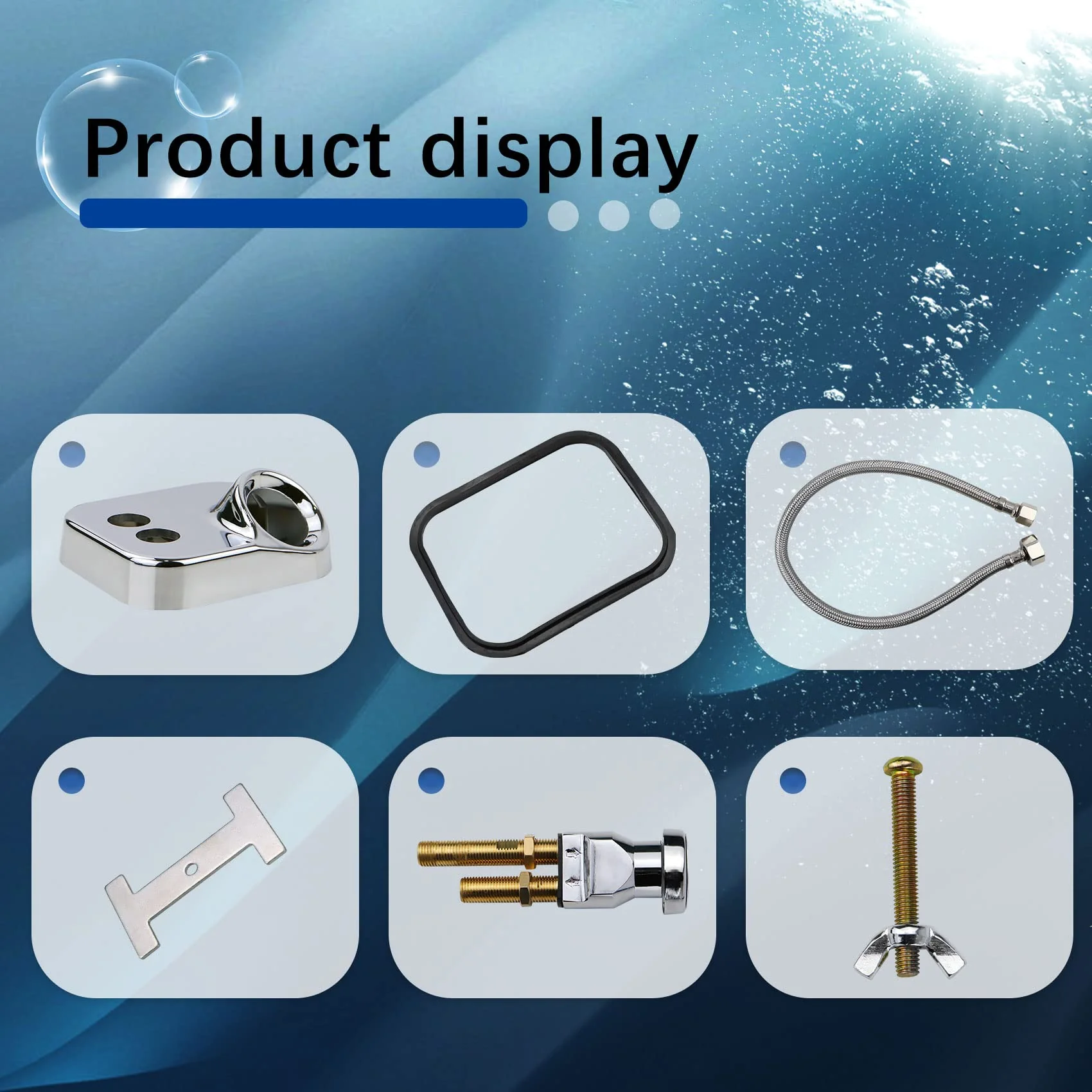 Karagas Salon Shampoo Bowl Faucet Vacuum Breaker Kit, Salon Shampoo Bowl Salon Sink Faucet & Vacuum Breaker with Sprayer and Hose for Shampoo Bed,Hair Salon Sink Faucet Sprayer Hose Set - Image 6