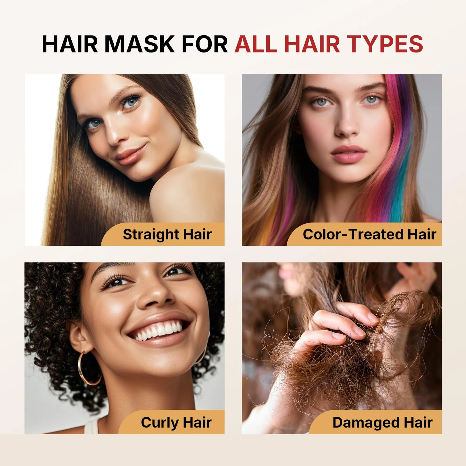 Karseell 3.38floz 100ml Collagen Hair Treatment Deep Repair Conditioning Argan Oil Collagen Hair Mask Essence for Dry Damaged Hair All Hair Types - Image 5
