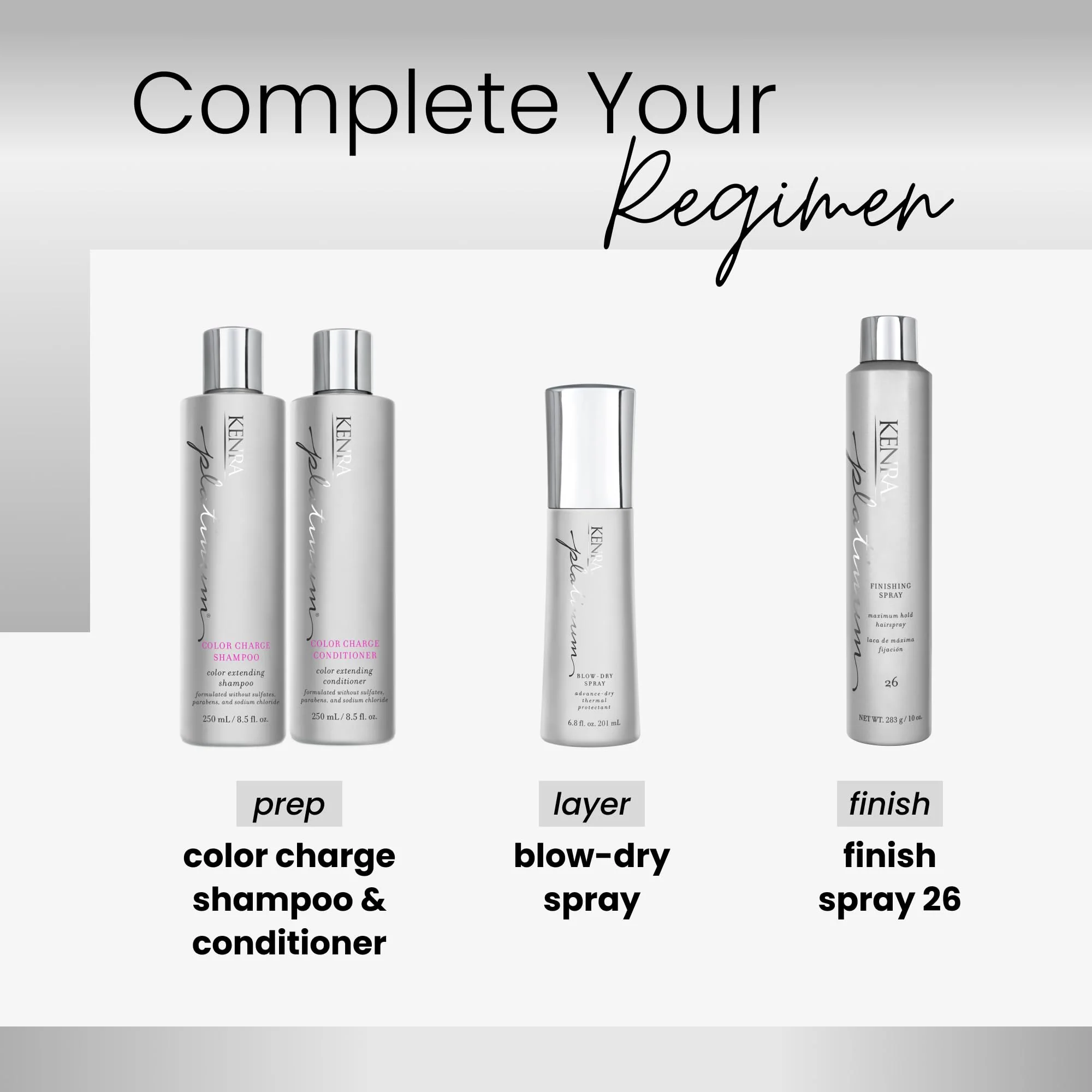 Kenra Platinum Finishing Spray 26 50% | Maximum Hold Hairspray | Fast-drying, Non-Flaking, Non-Drying | Humidity-Resistant |All-Day Style Retention |High-Shine Finish |All Hair Types | 10 oz (2-Pack) - Image 5
