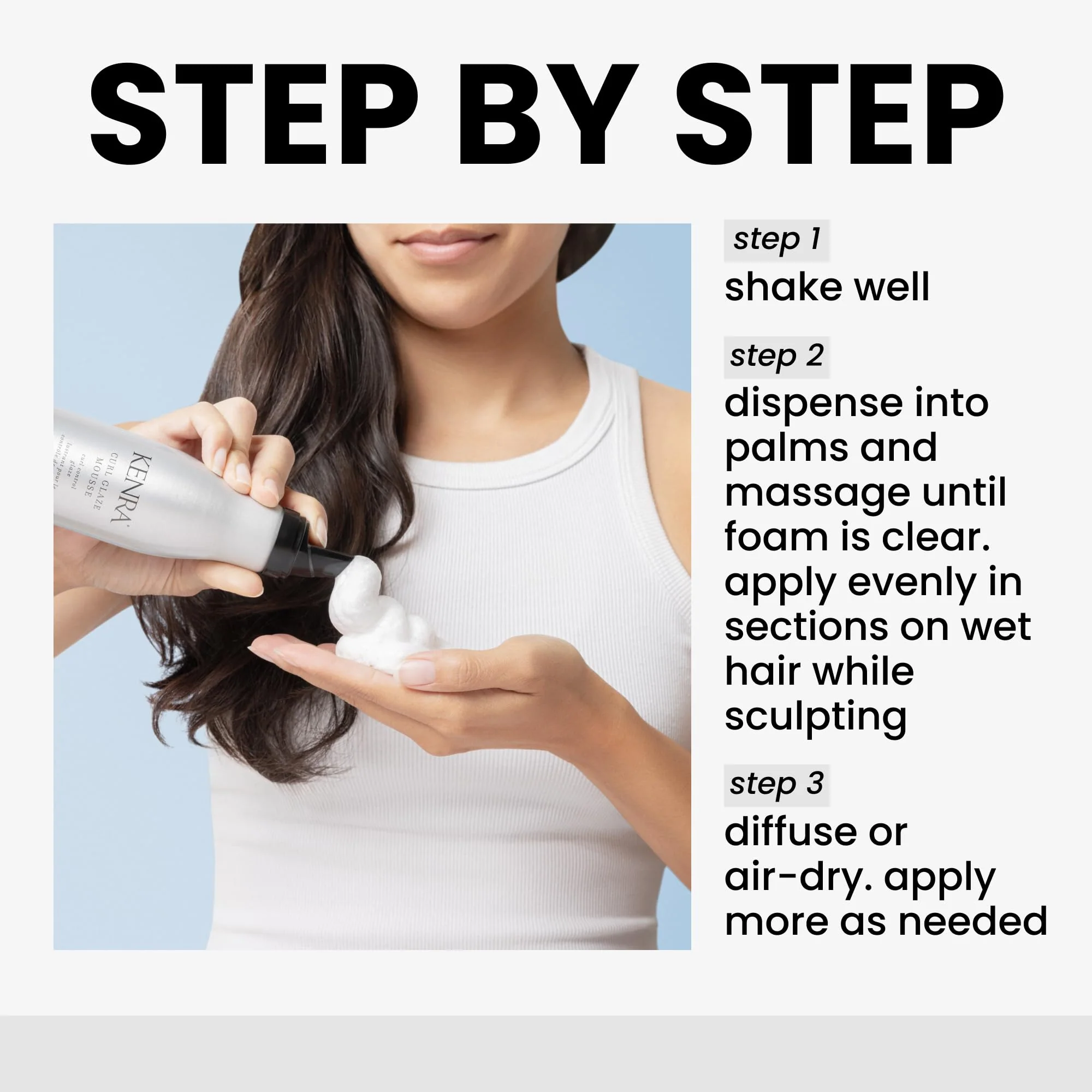 Kenra Professional Curl Glaze Mousse 13 | Curl Control Glaze | Provides Frizz Control & Humidity Resistance | All Hair Types - Image 4